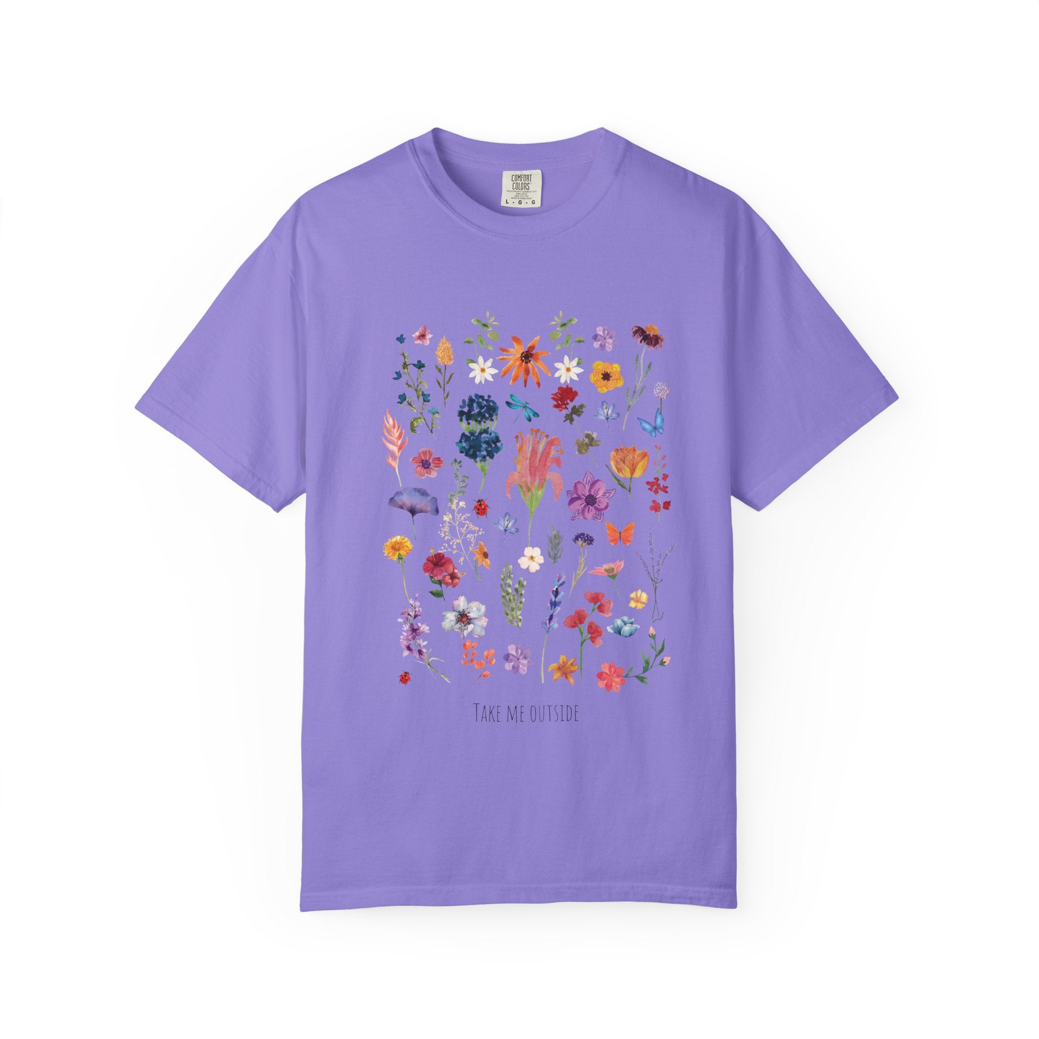 Floral Wildflower Tee — “The Mother” Graphic Botanical T-Shirt