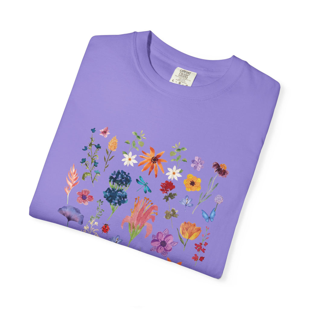 Floral Wildflower Bouquet T-Shirt — Take me Outside Graphic Tee
