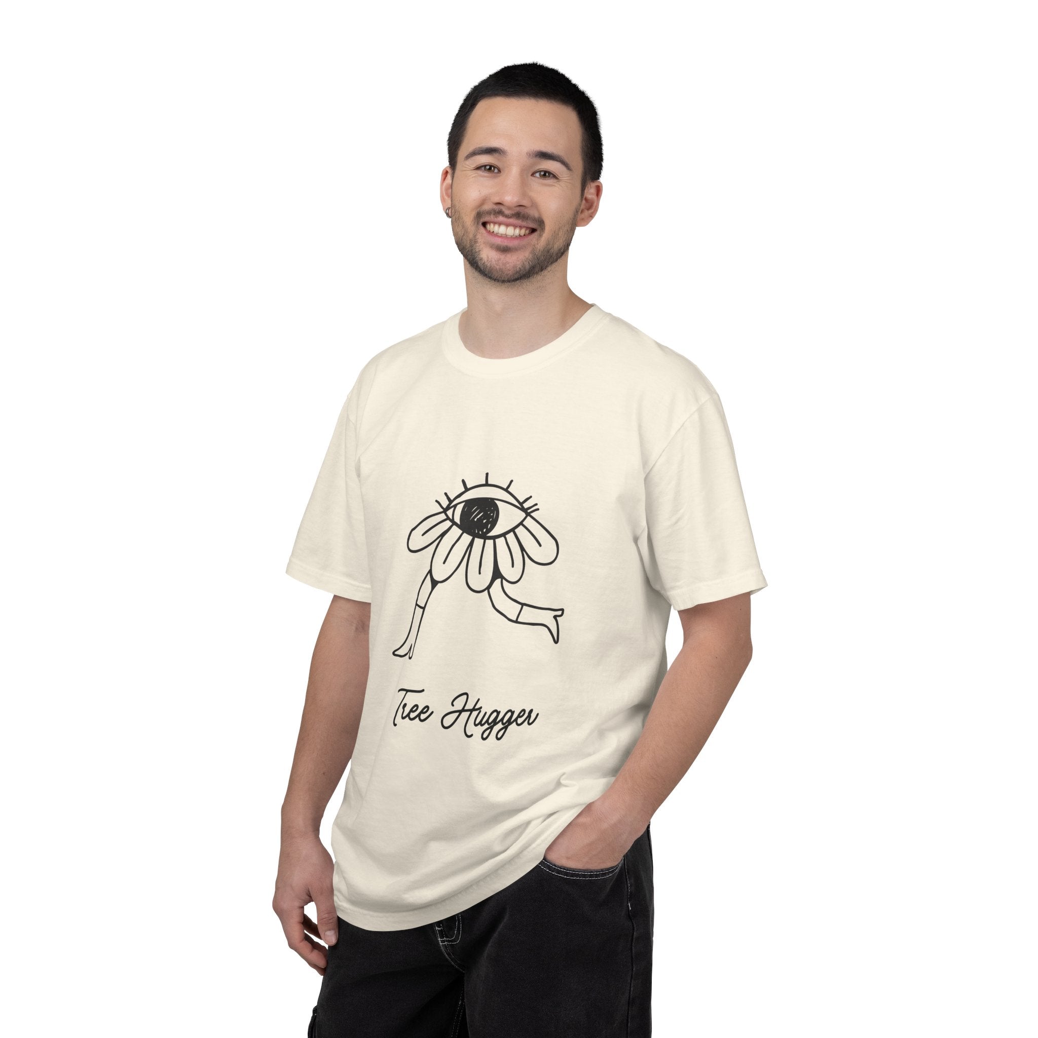 Tree Hugger Graphic T-Shirt — Daisy Eye Illustration