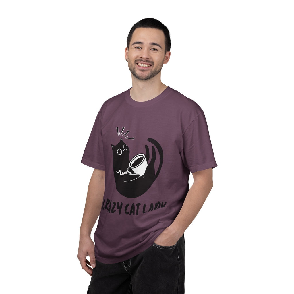Crazy Cat Lady T-Shirt — Cute Black Cat Graphic Tee
