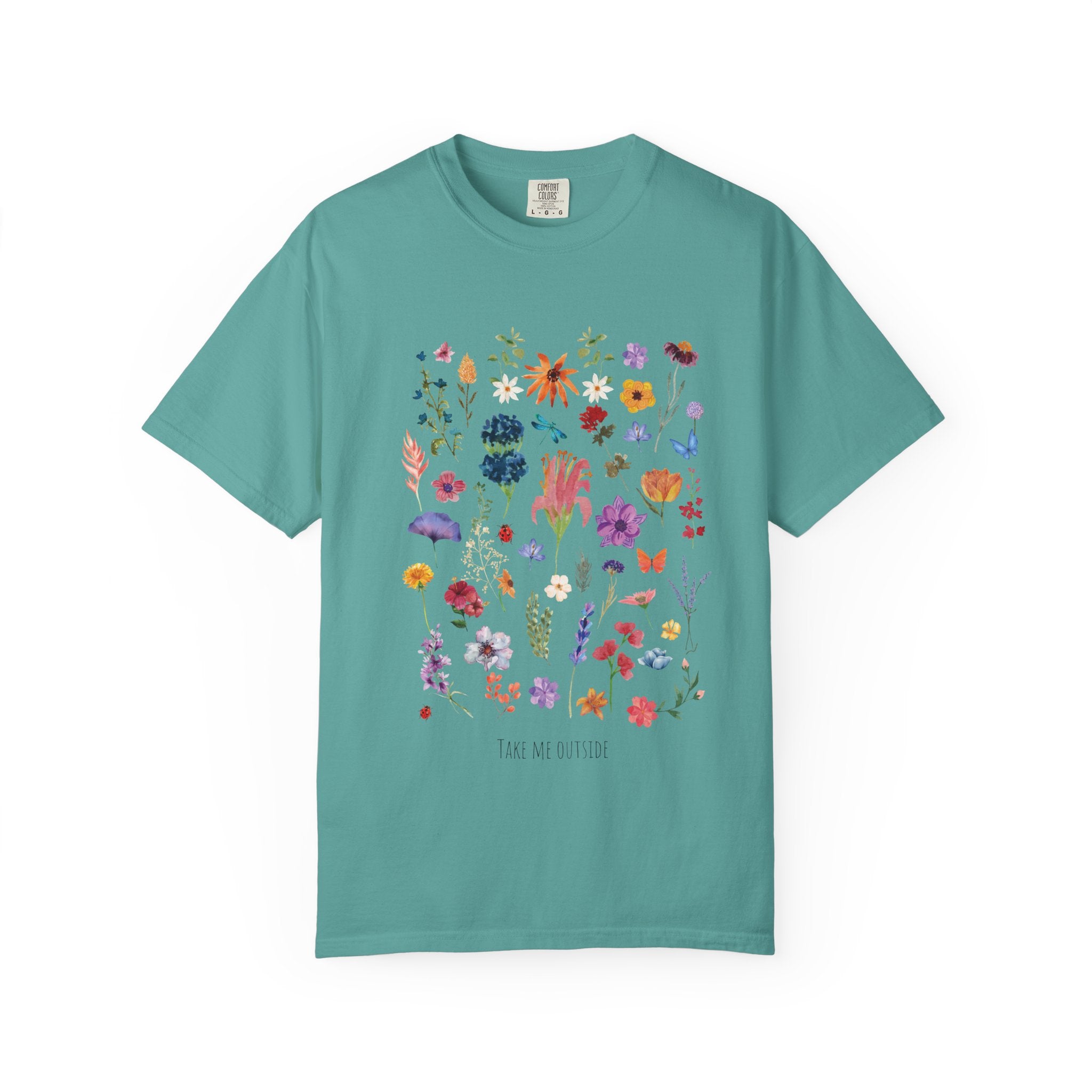 Floral Wildflower Tee — “The Mother” Graphic Botanical T-Shirt