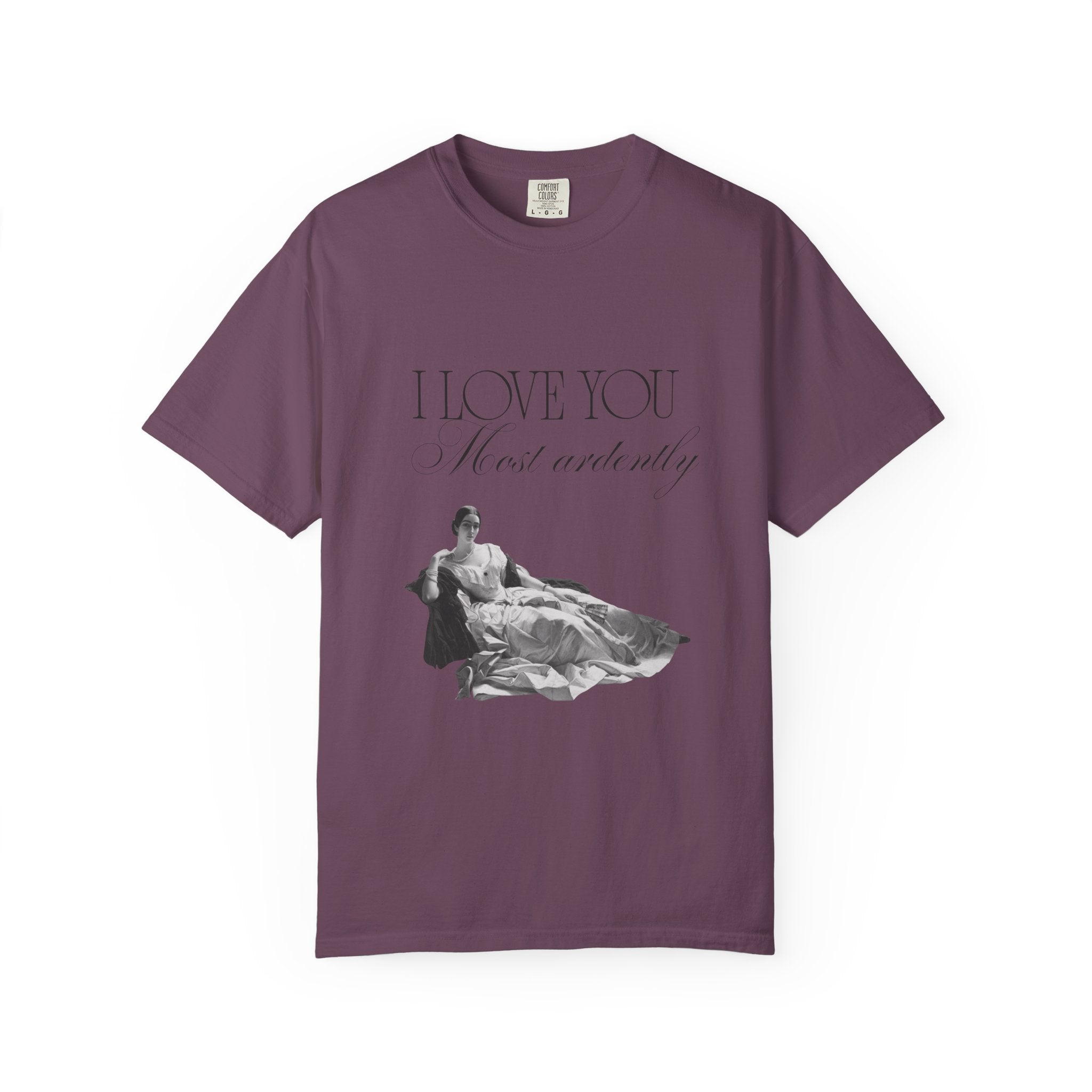 Romantic Vintage 'I Love You Most Ardently' T-Shirt