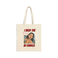 I Need The Plan In Charge Tote Bag - Retro Pop Art Canvas Shopping Tote