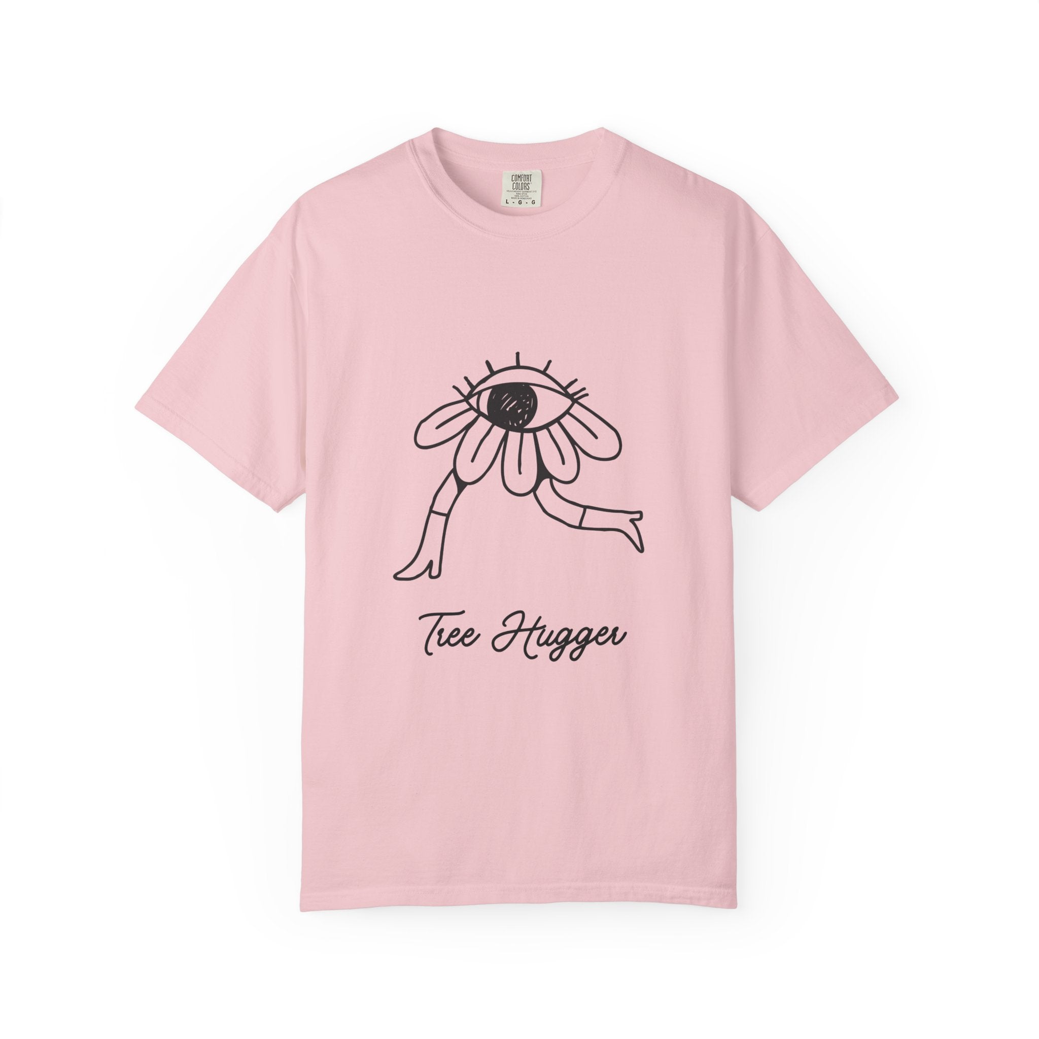 Tree Hugger Graphic T-Shirt — Daisy Eye Illustration
