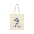 Canvas Tote Bag — Vintage Illustration “In My Lonesome Phase” Eco Shopper