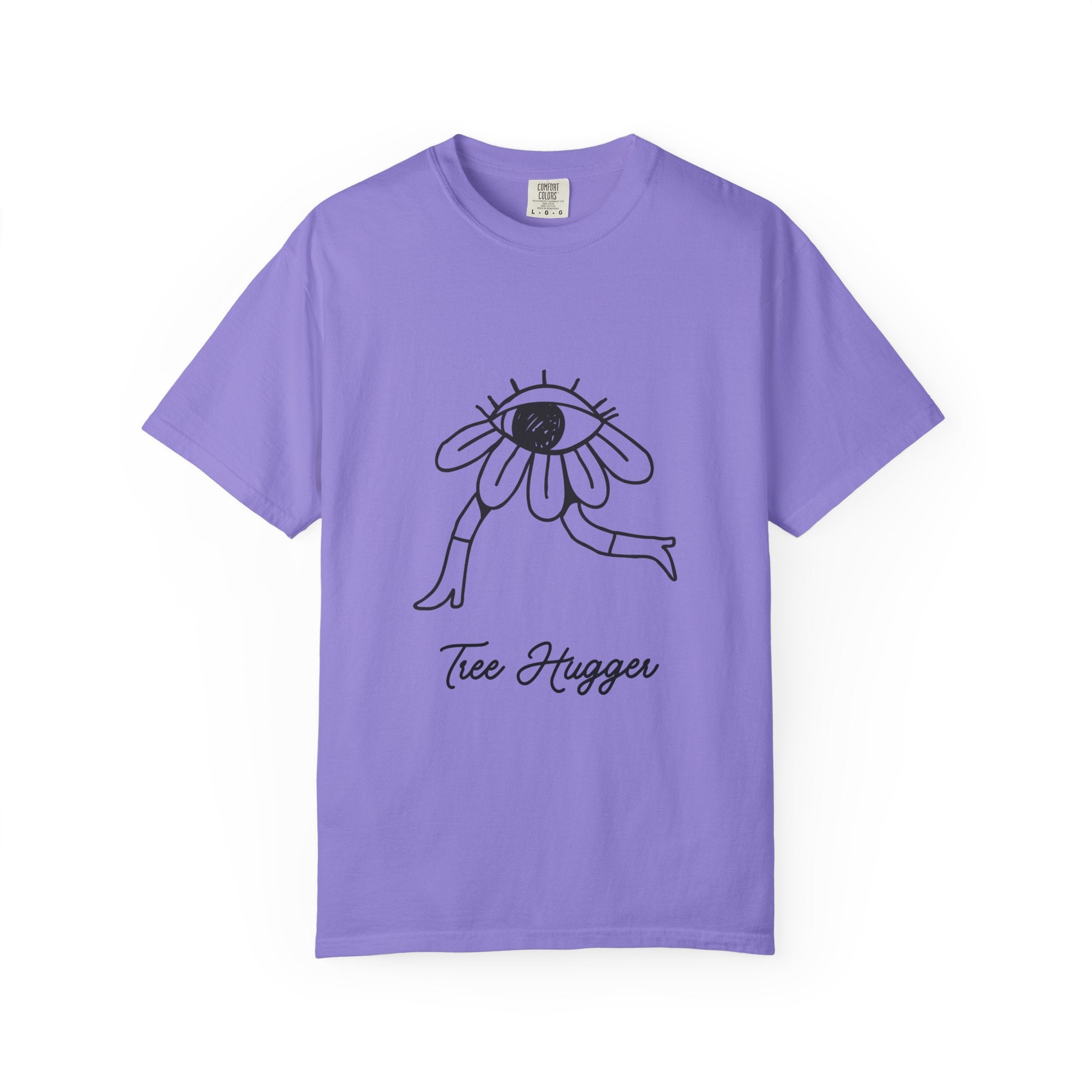 Tree Hugger Graphic T-Shirt — Daisy Eye Illustration