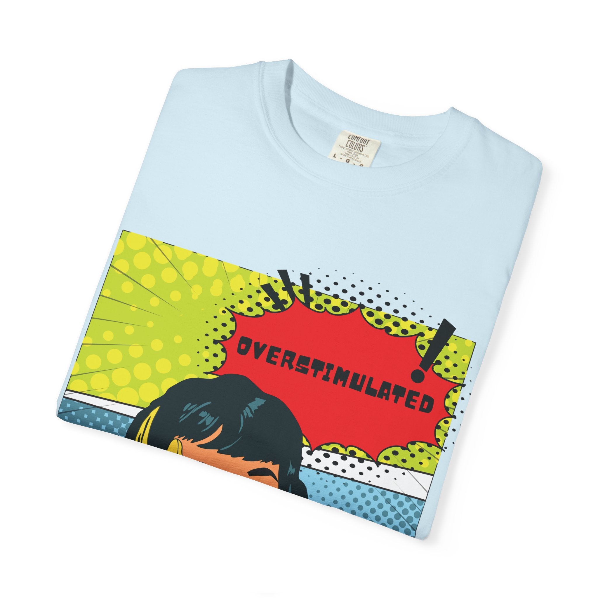 Pop Art 'Overstimulated' Graphic T-Shirt