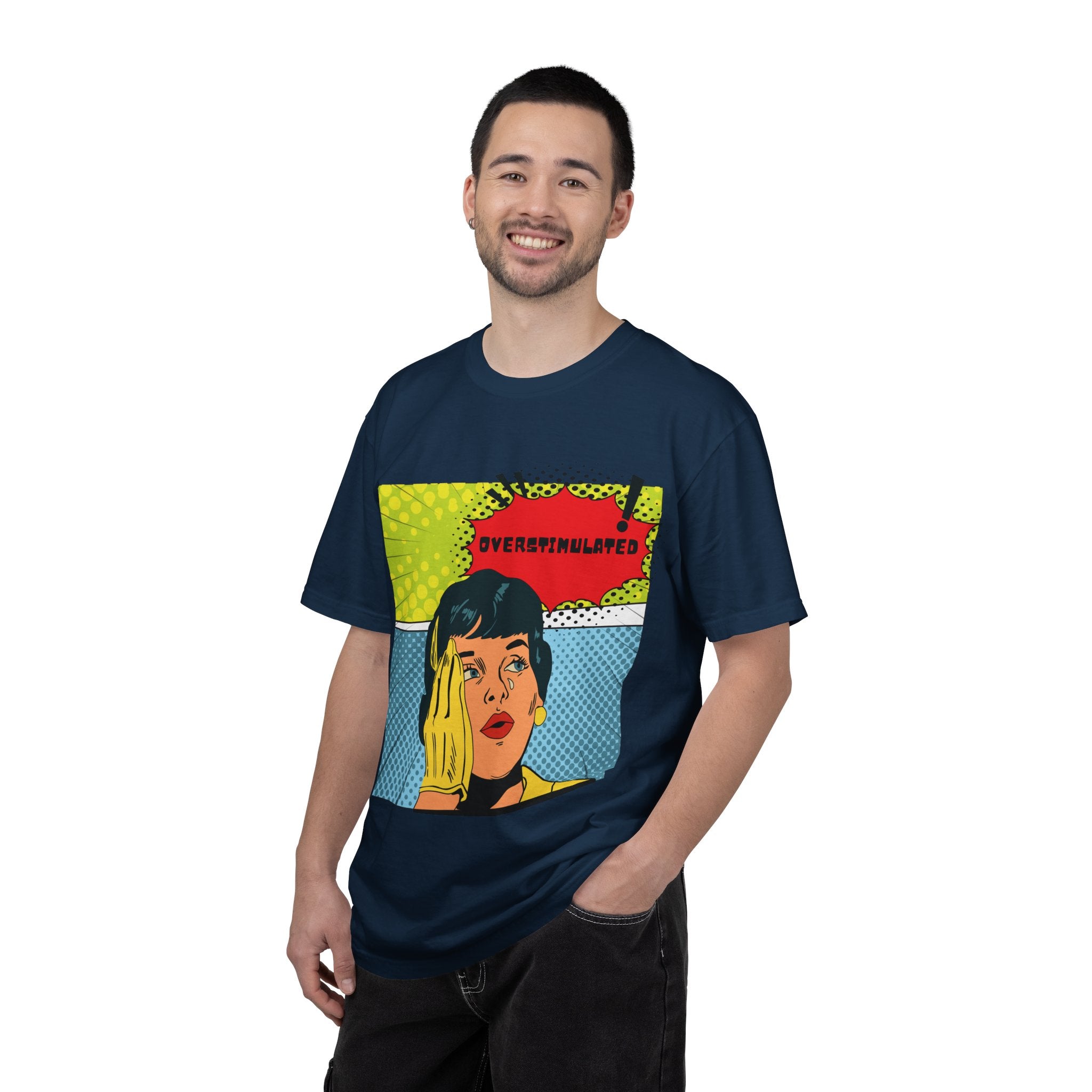Pop Art 'Overstimulated' Graphic T-Shirt