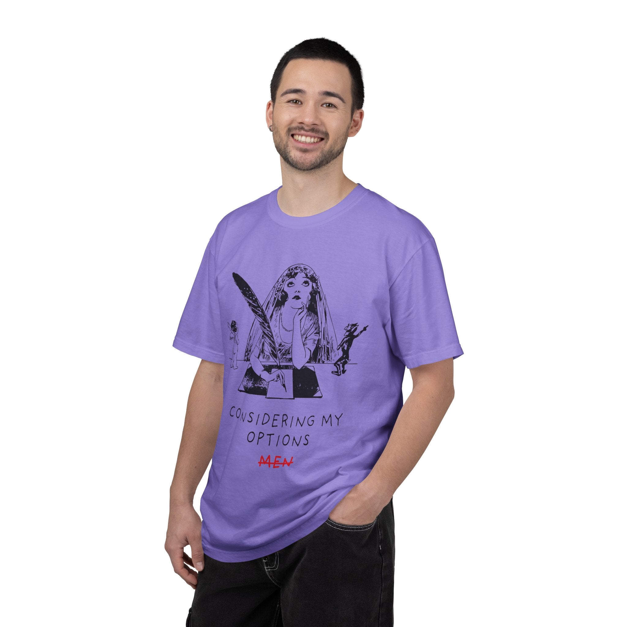 Considering My Options Men T‑Shirt — Feminist Graphic Tee