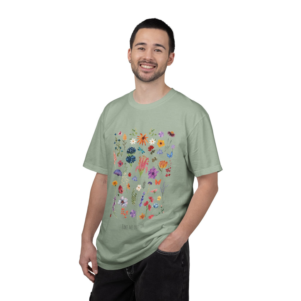 Floral Wildflower Tee — “The Mother” Graphic Botanical T-Shirt