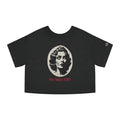 Cropped T-Shirt — Retro Portrait 'You Smile First' Vintage Graphic