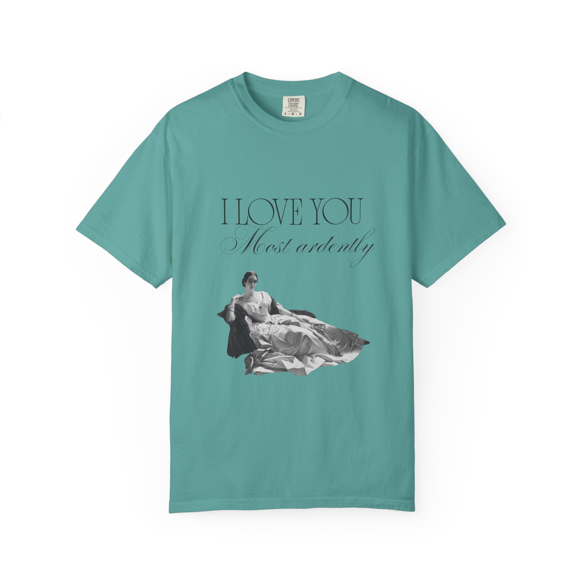 Romantic Vintage 'I Love You Most Ardently' T-Shirt