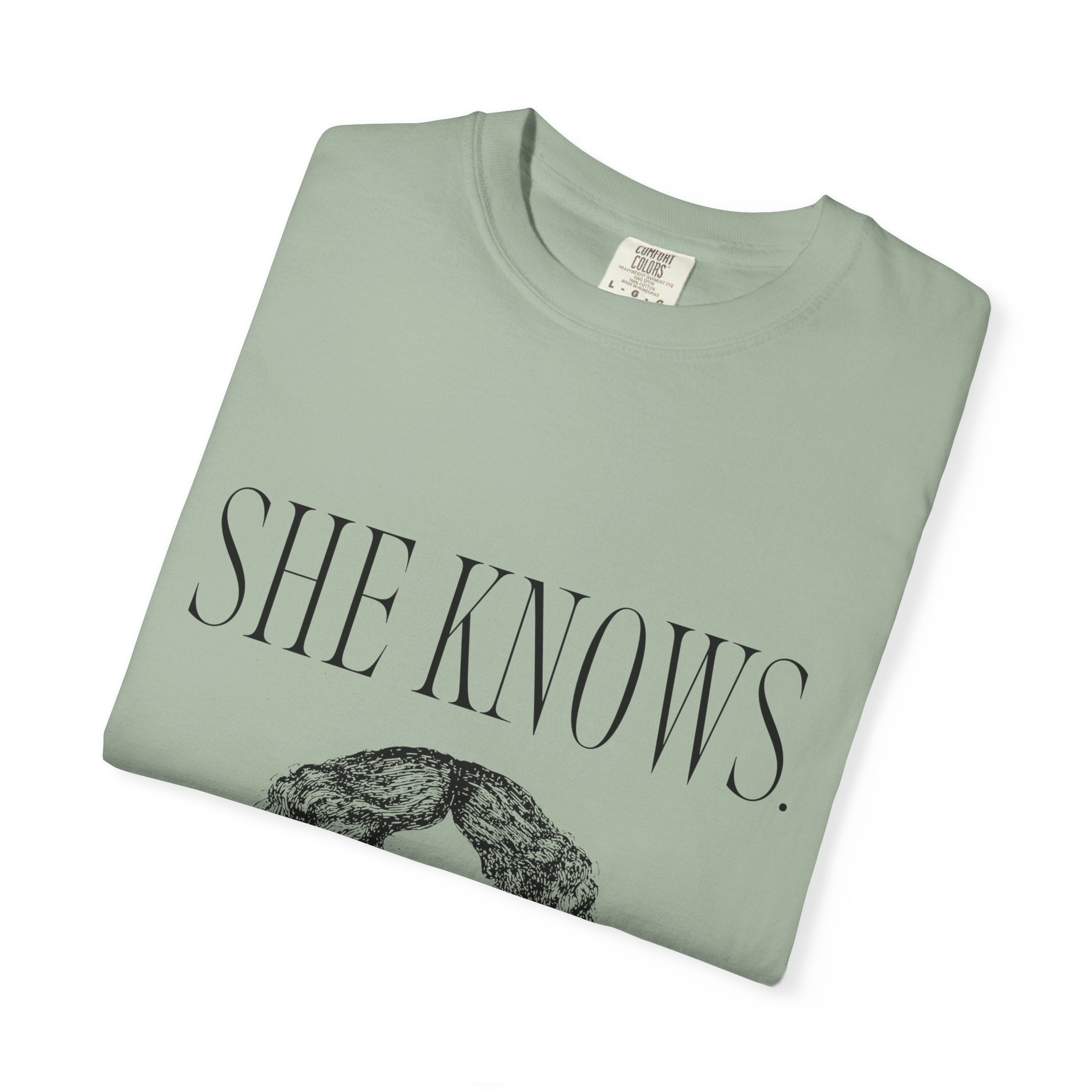 She Knows T-Shirt — Vintage Binoculars Graphic Tee