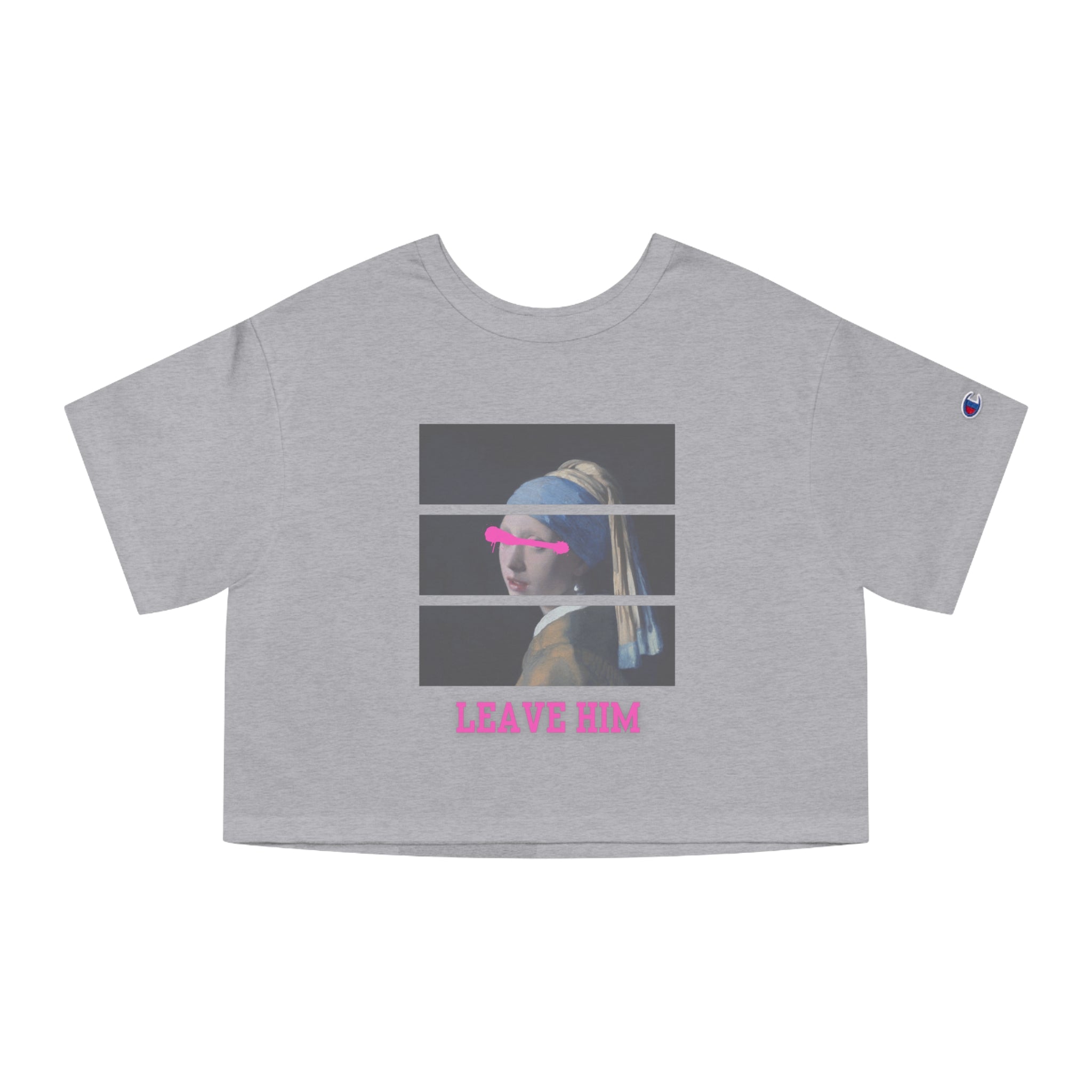 Champion Women's Heritage Cropped T-Shirt-Leave Him