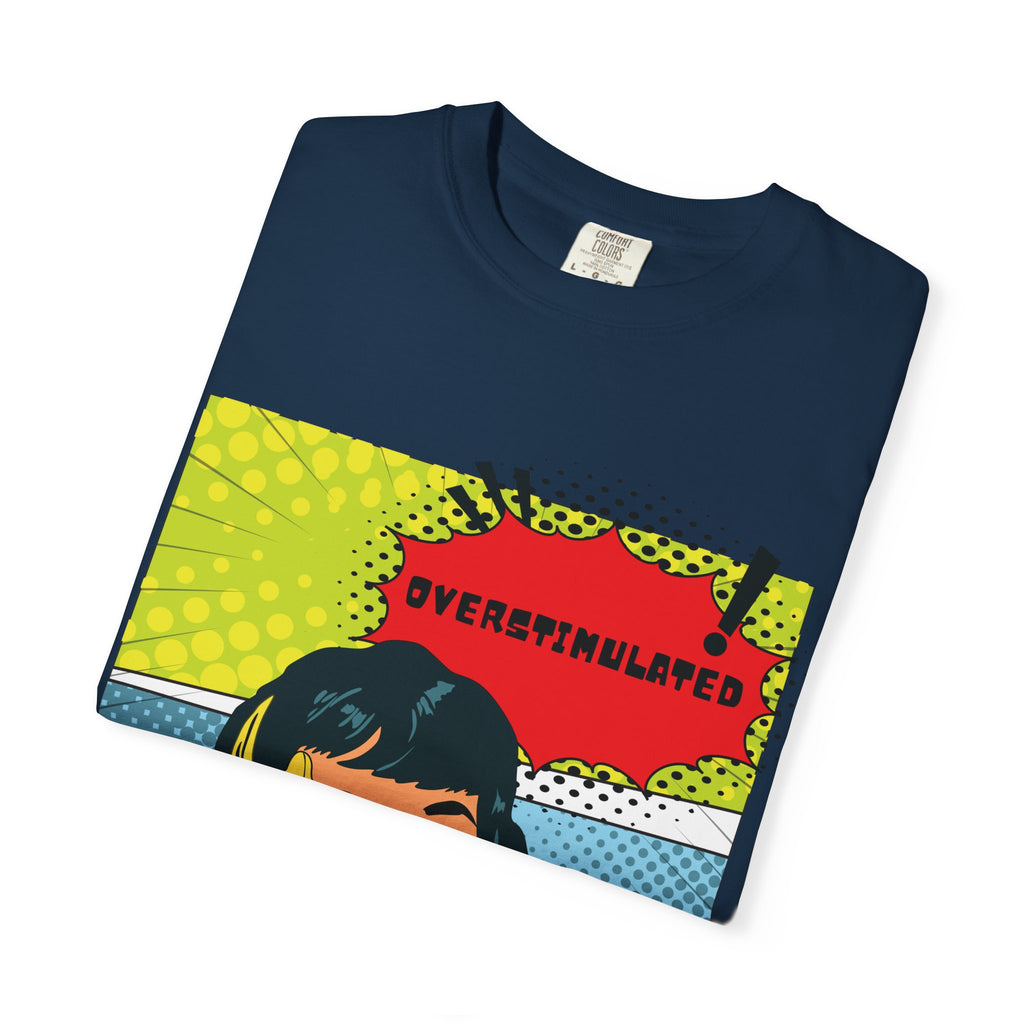 Pop Art 'Overstimulated' Graphic T-Shirt