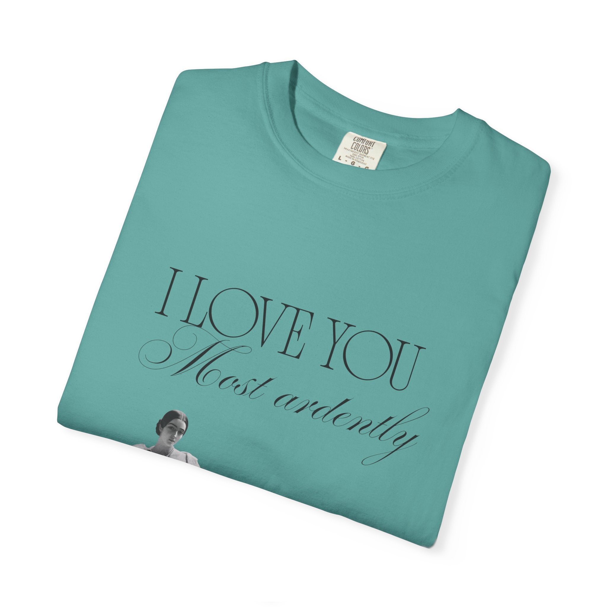 Romantic Vintage 'I Love You Most Ardently' T-Shirt