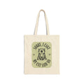 Tote Bag — "Sorry I Can't My Cat Said No" Natural Canvas Tote