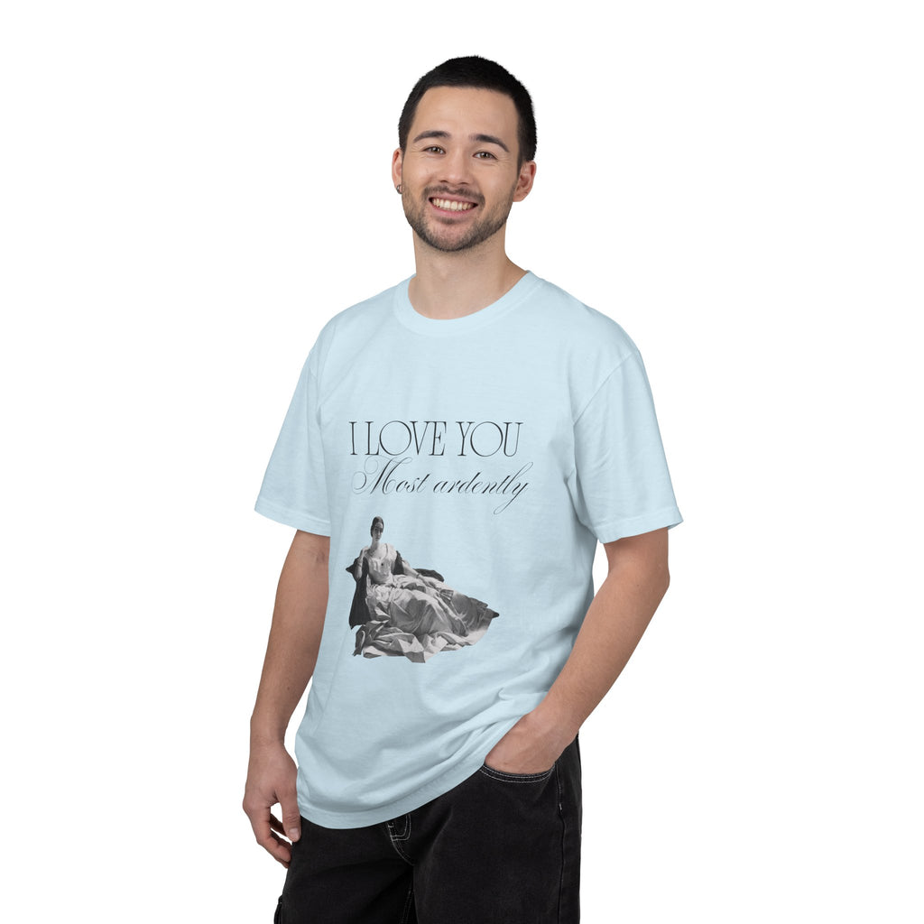 Romantic Vintage 'I Love You Most Ardently' T-Shirt