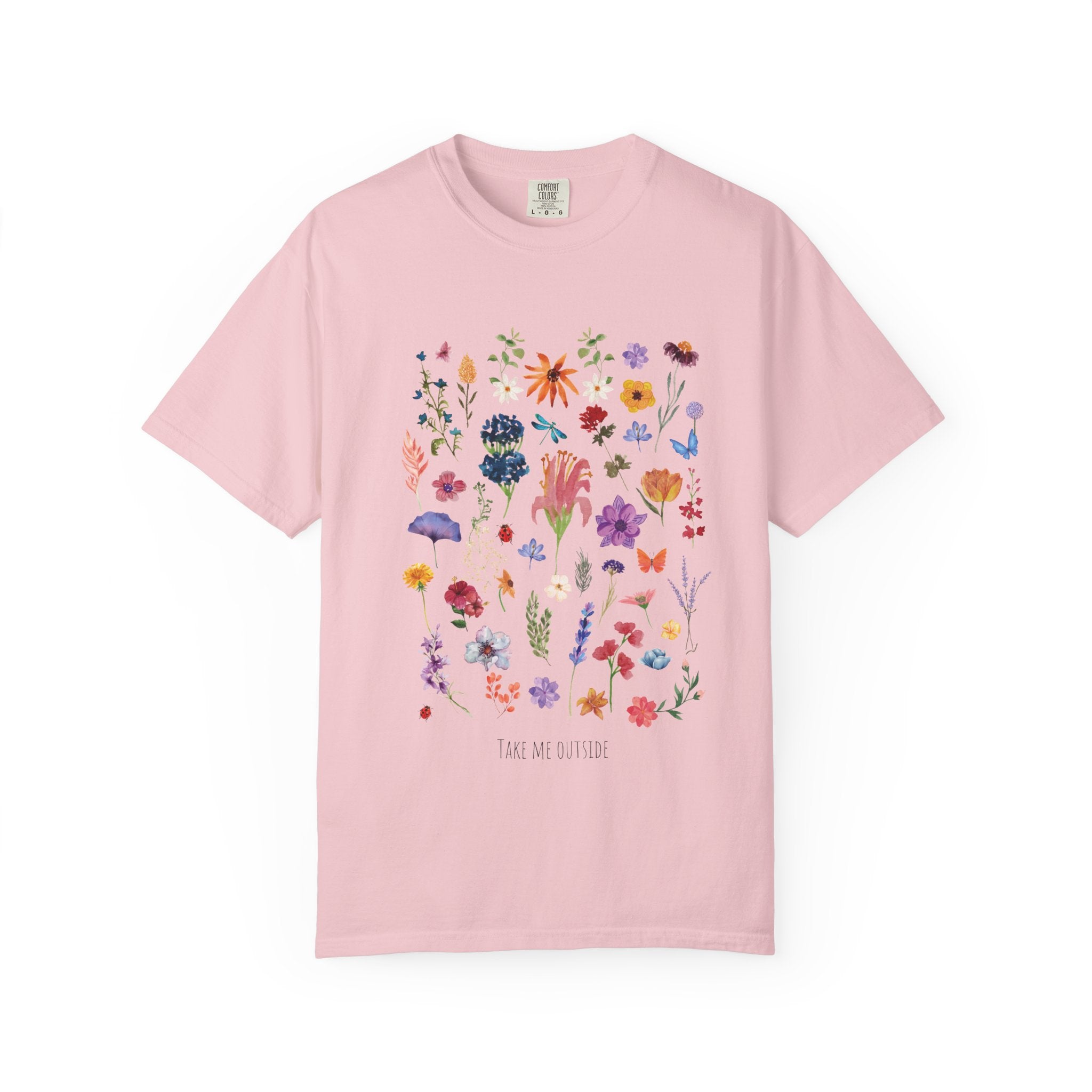 Floral Wildflower Tee — “The Mother” Graphic Botanical T-Shirt