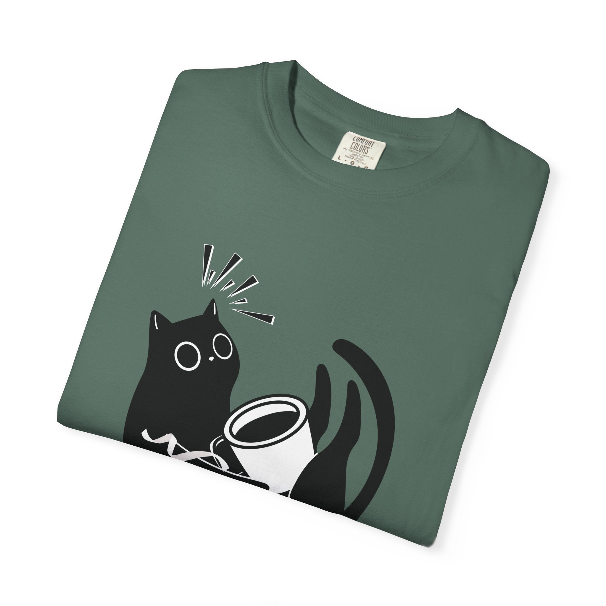 Crazy Cat Lady T-Shirt — Cute Black Cat Graphic Tee