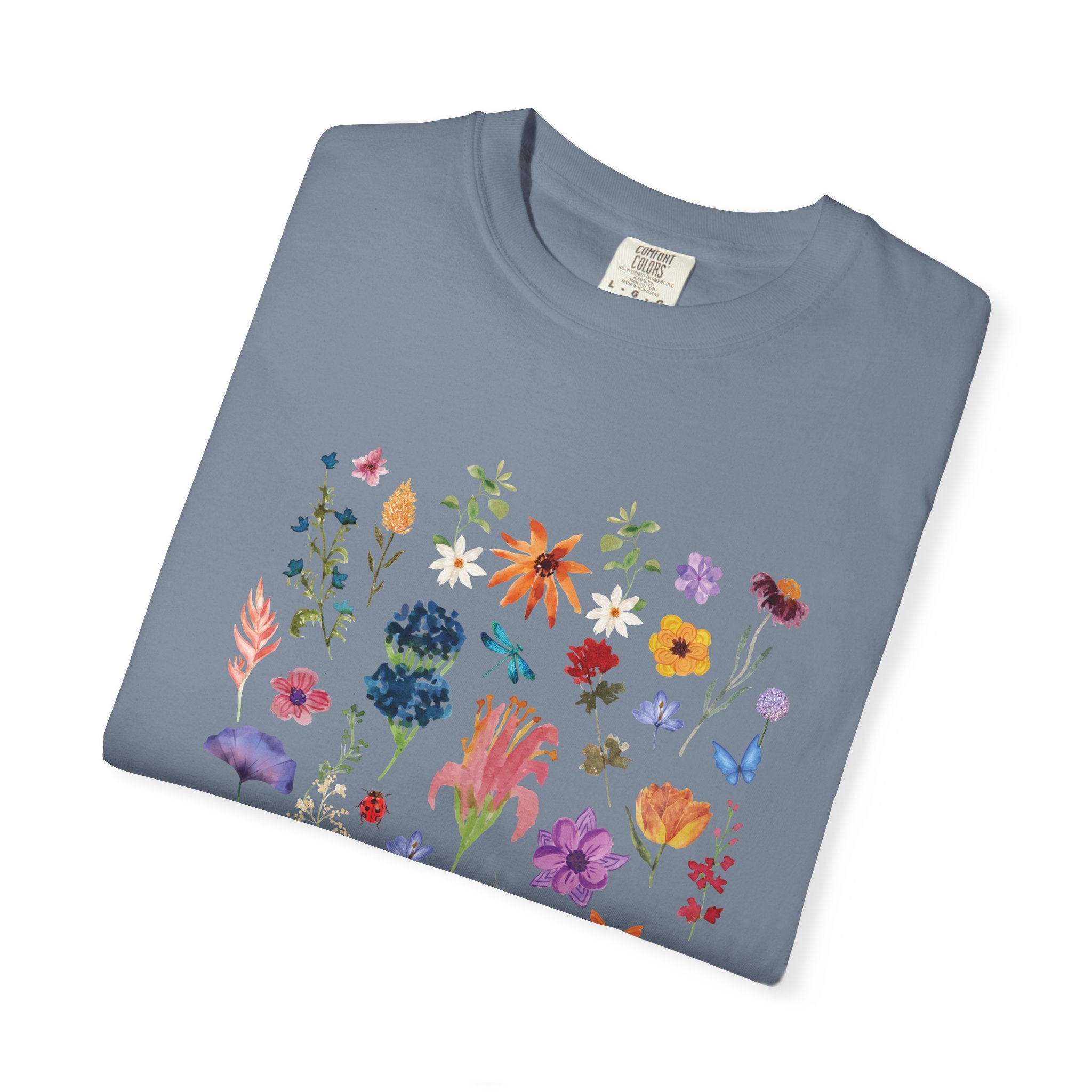 Floral Wildflower Tee — “The Mother” Graphic Botanical T-Shirt