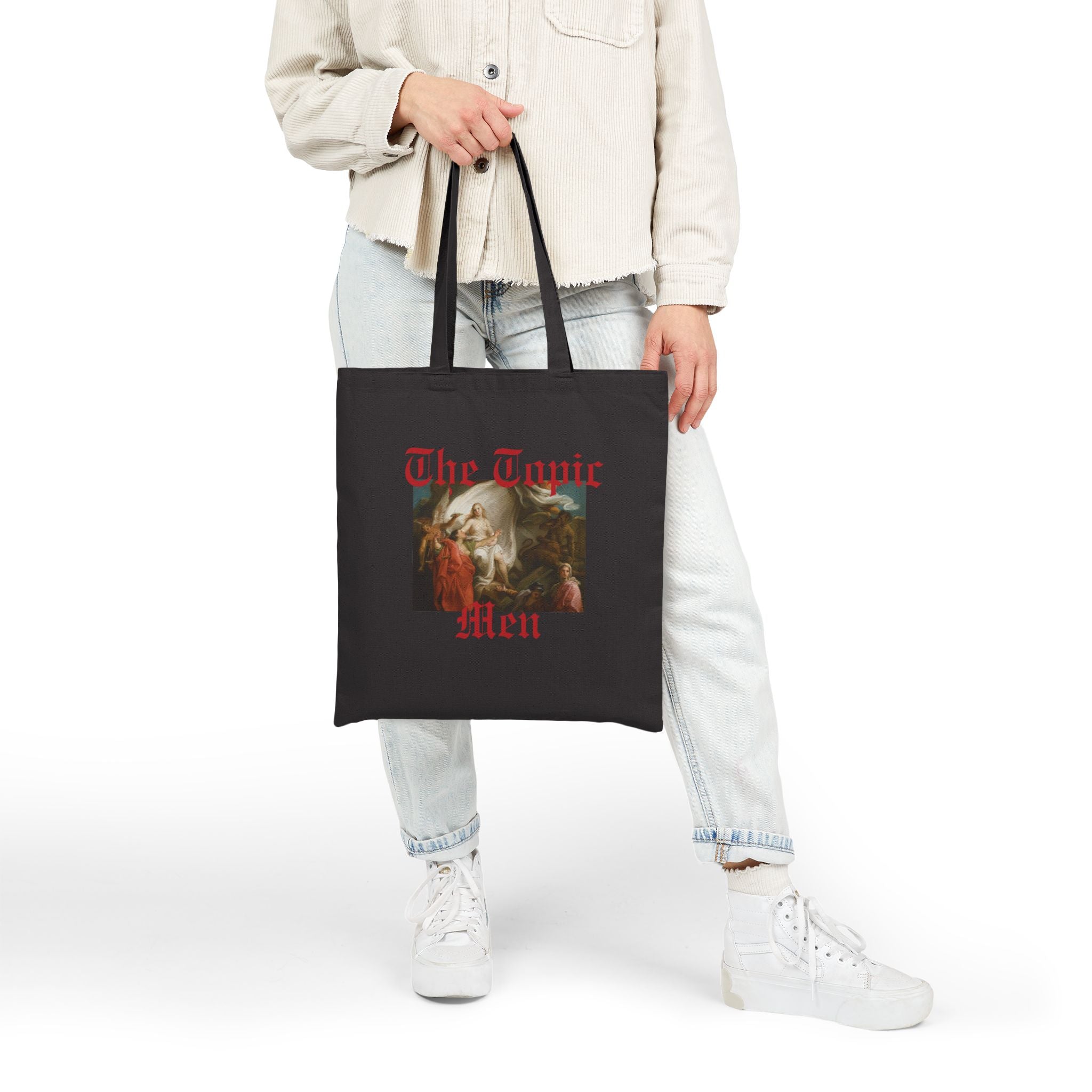 Tote Bag — 'The Toxic Men' Vintage Painting Tote for Feminist/Anti-Misogyny Activists