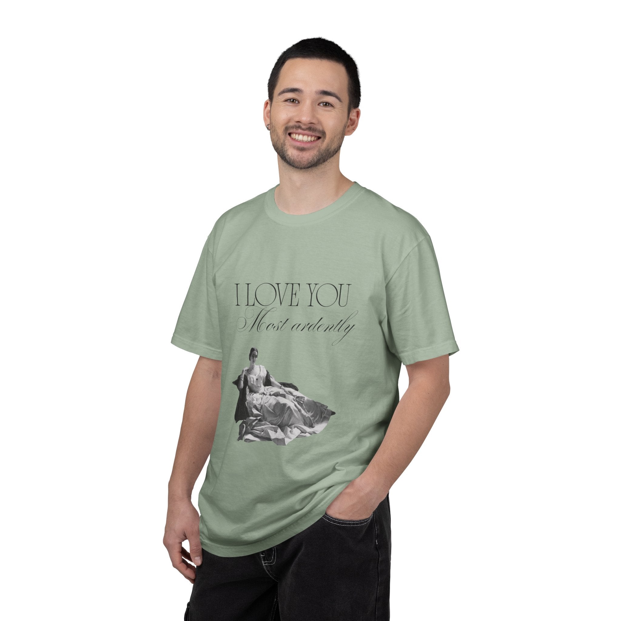 Romantic Vintage 'I Love You Most Ardently' T-Shirt