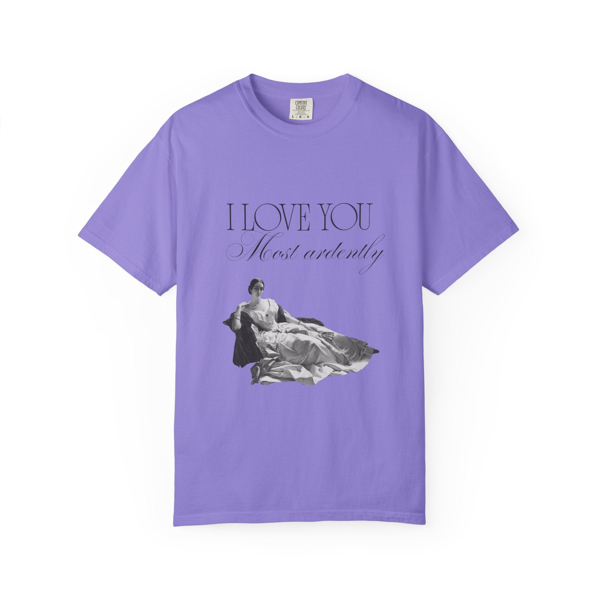 Romantic Vintage 'I Love You Most Ardently' T-Shirt
