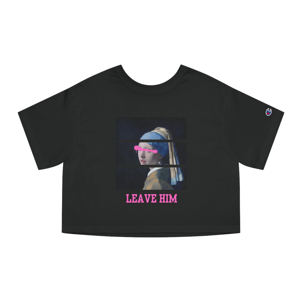 Champion Women's Heritage Cropped T-Shirt-Leave Him