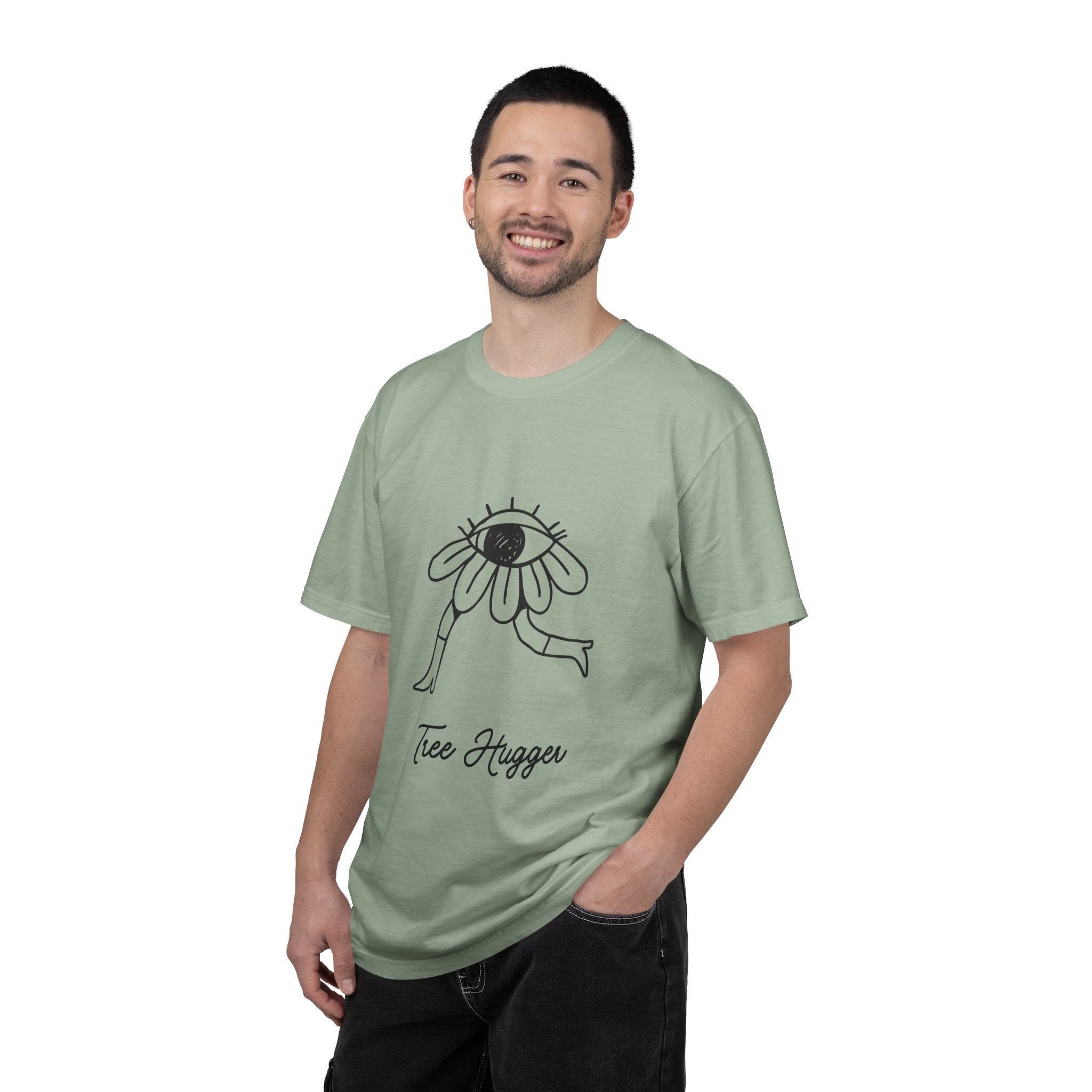 Tree Hugger Graphic T-Shirt — Daisy Eye Illustration