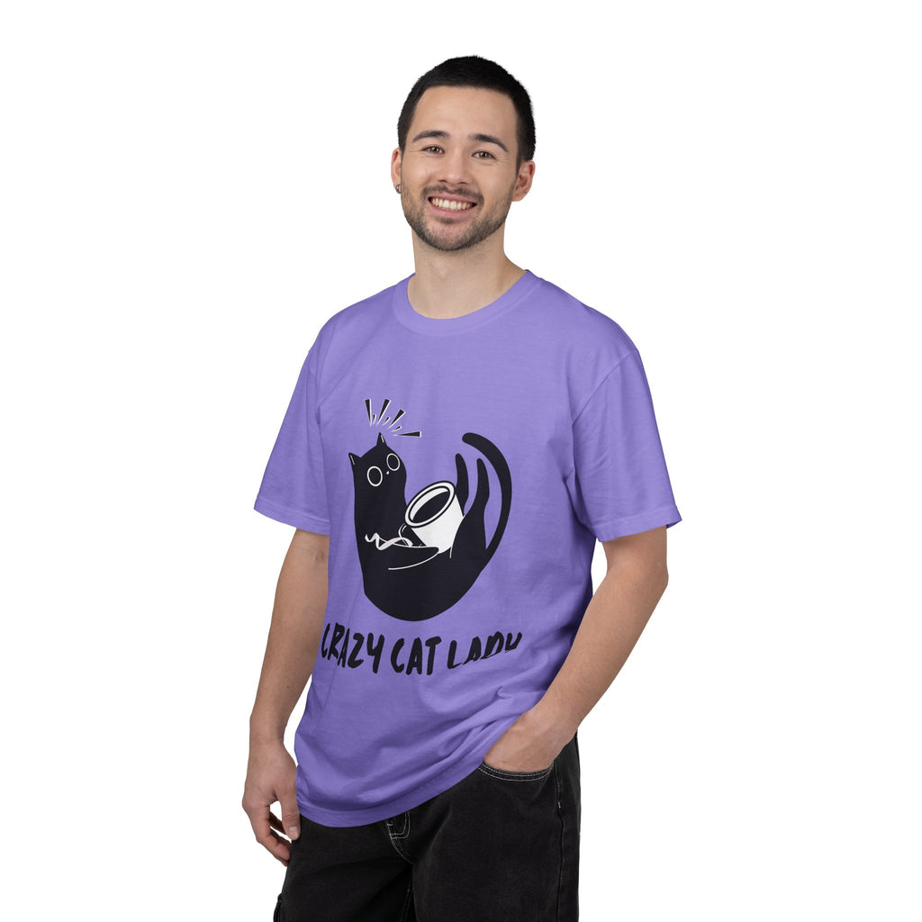 Crazy Cat Lady T-Shirt — Cute Black Cat Graphic Tee