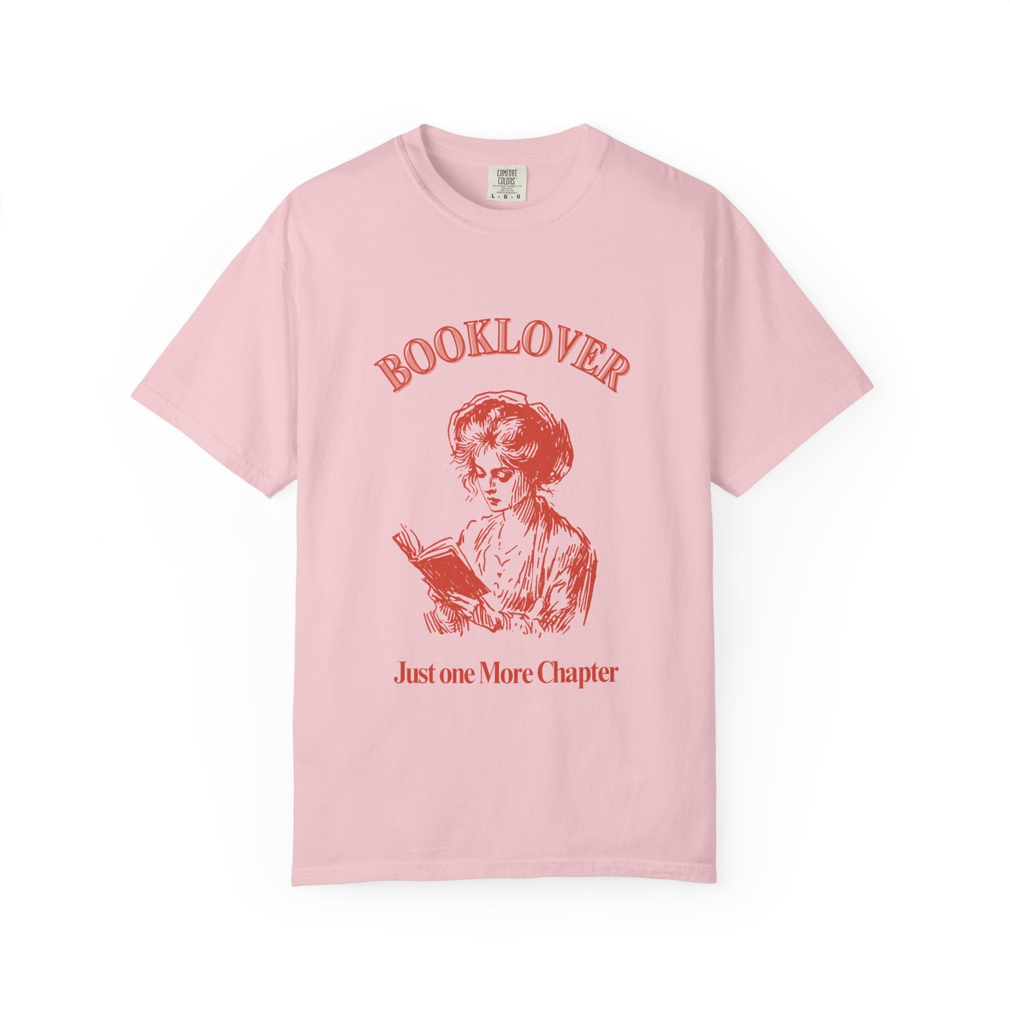 Booklover T-Shirt — "Just One More Chapter" Vintage Reader Tee