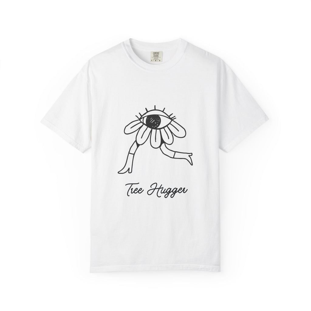 Tree Hugger Graphic T-Shirt — Daisy Eye Illustration