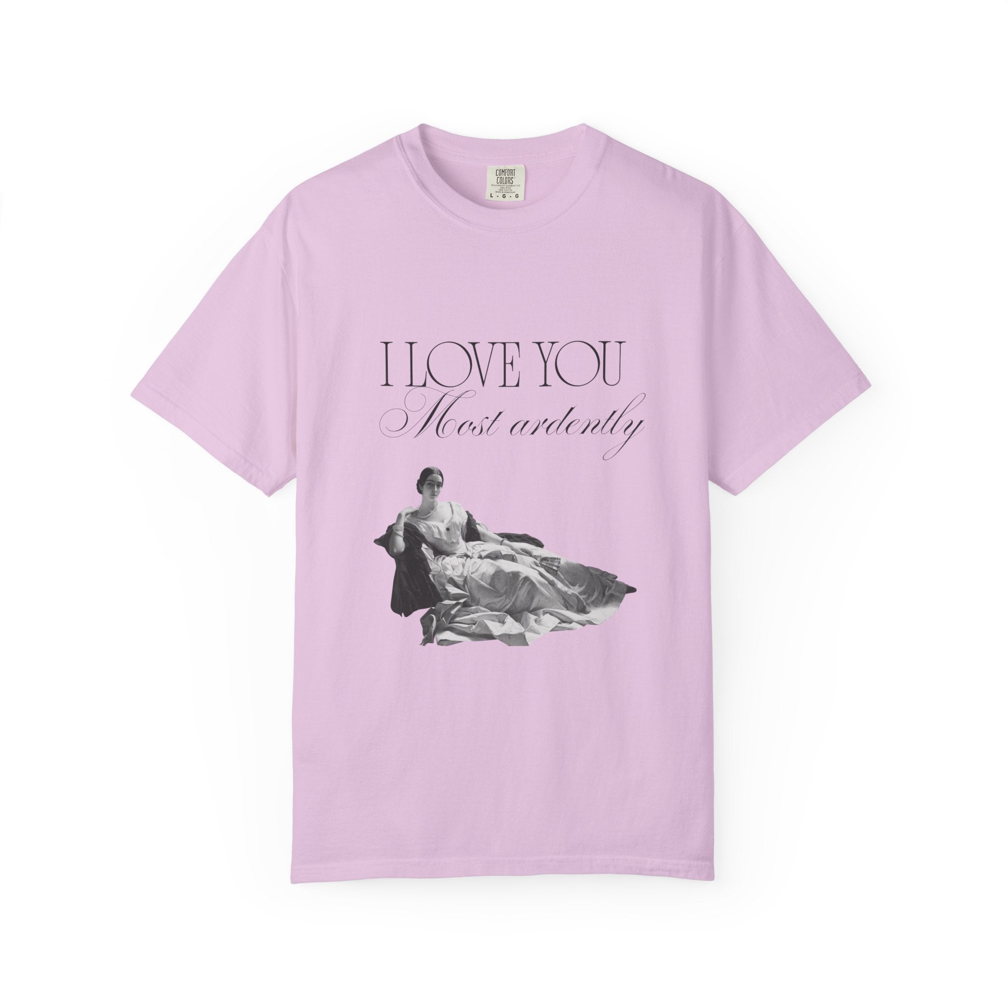 Romantic Vintage 'I Love You Most Ardently' T-Shirt