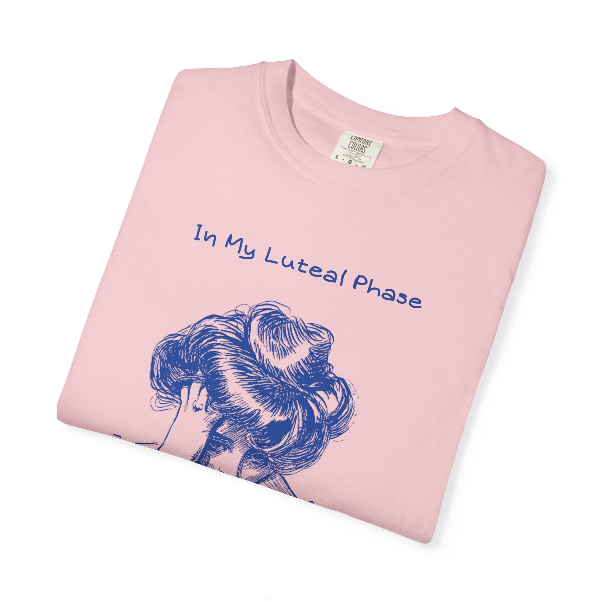 Luteal Phase Vintage Illustration Tee — "In My Luteal Phase" T-Shirt