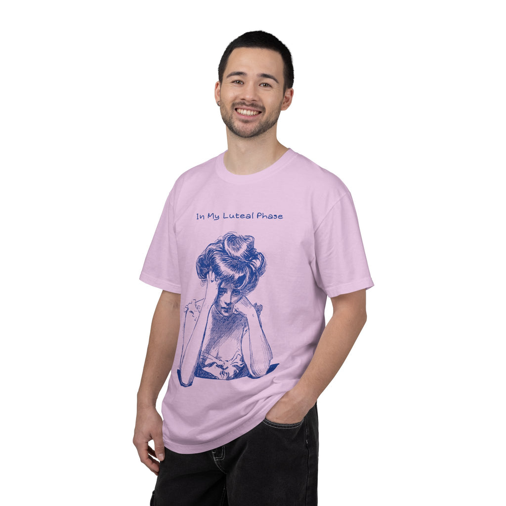Luteal Phase Vintage Illustration Tee — "In My Luteal Phase" T-Shirt