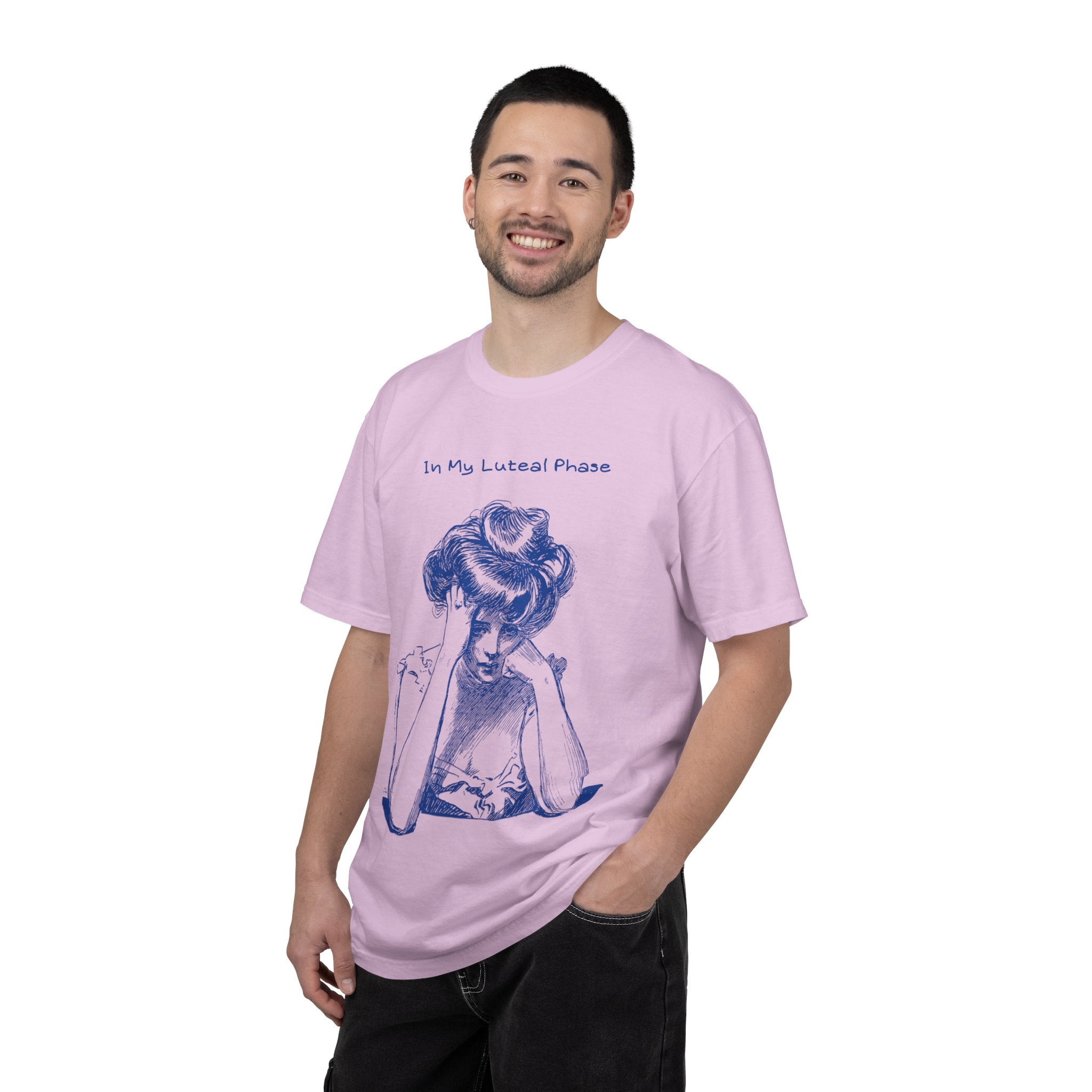 Luteal Phase Vintage Illustration Tee — "In My Luteal Phase" T-Shirt
