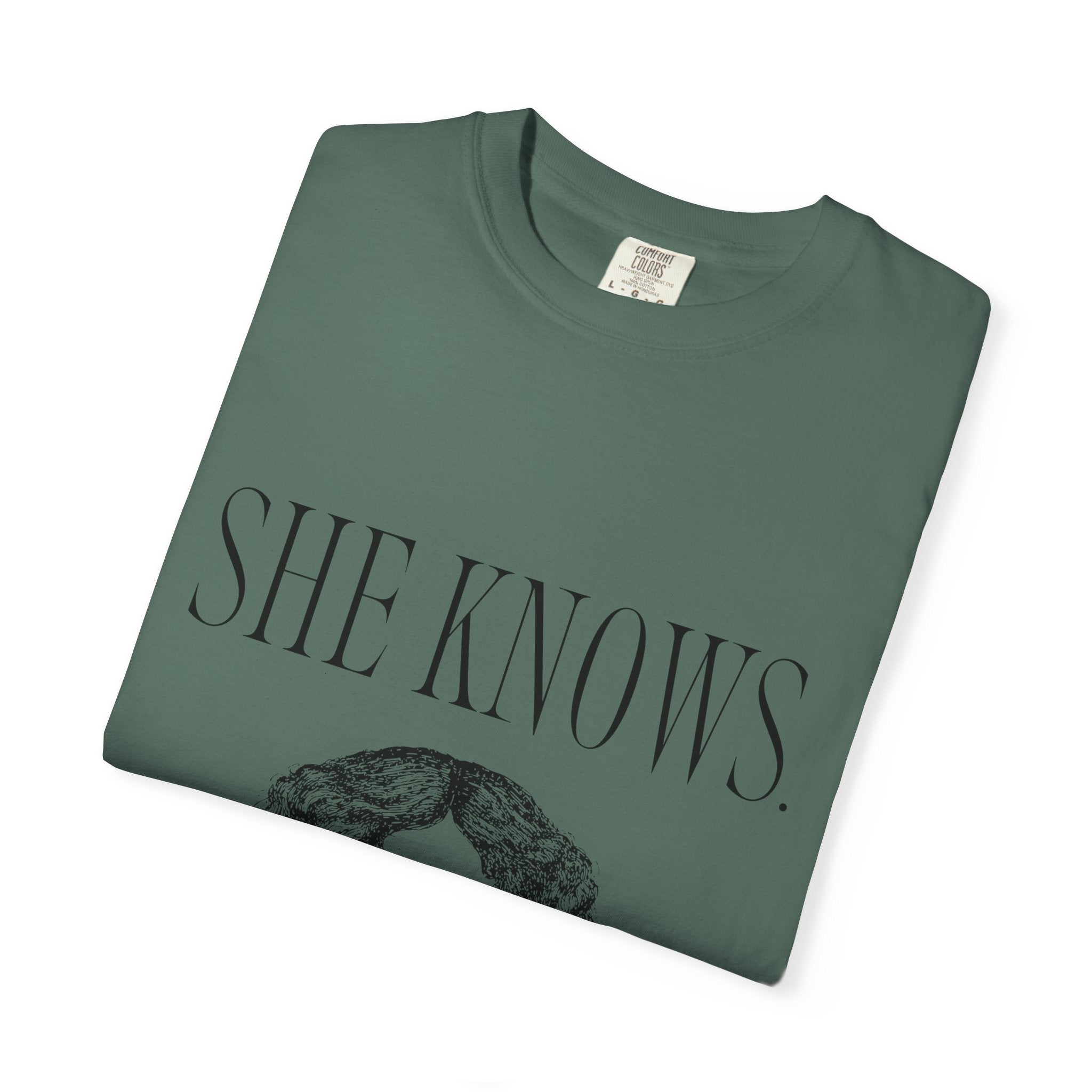She Knows T-Shirt — Vintage Binoculars Graphic Tee