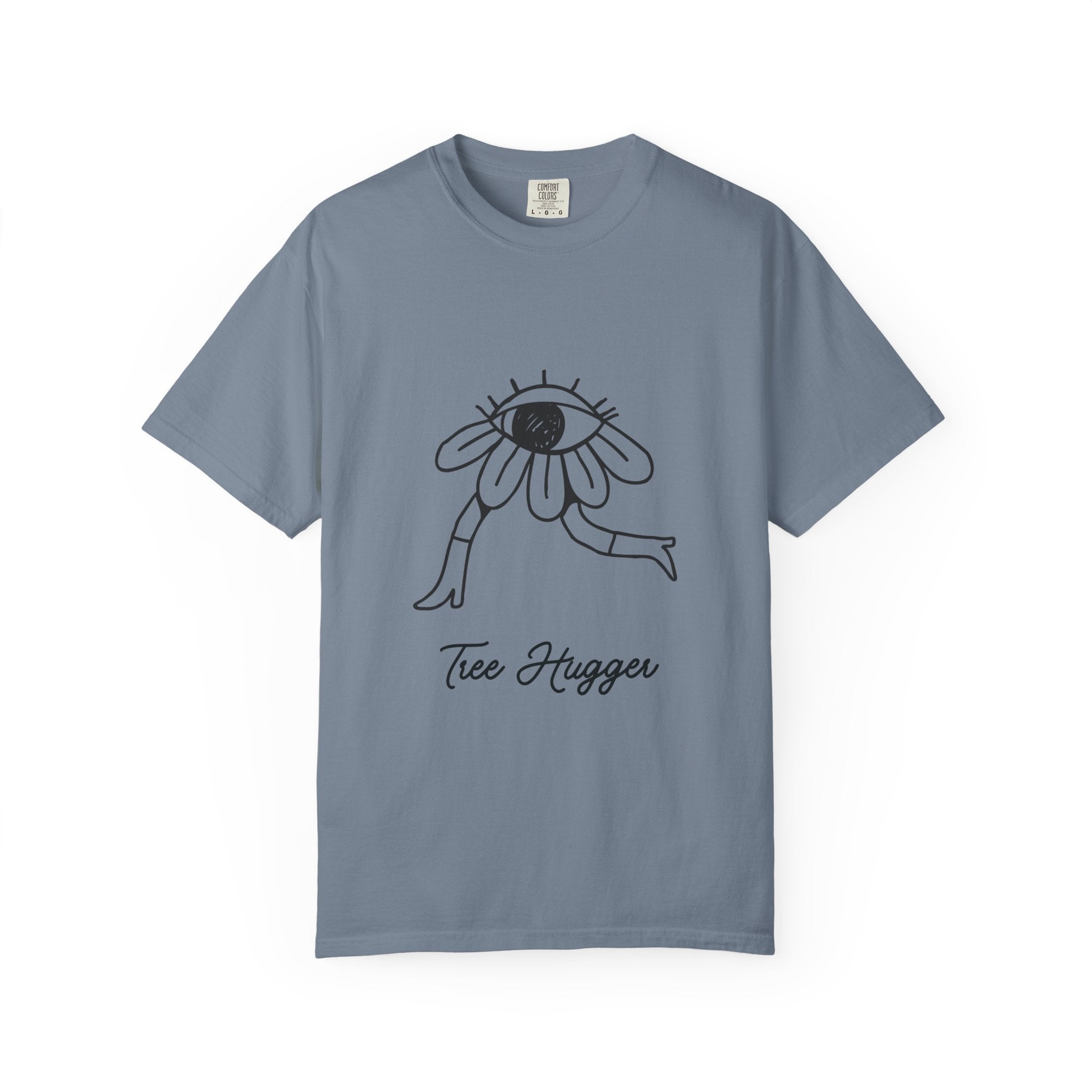 Tree Hugger Graphic T-Shirt — Daisy Eye Illustration