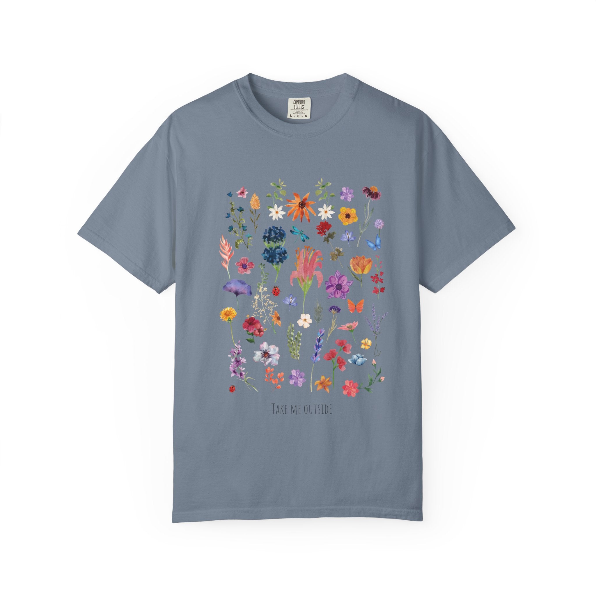Floral Wildflower Bouquet T-Shirt — Take me Outside Graphic Tee