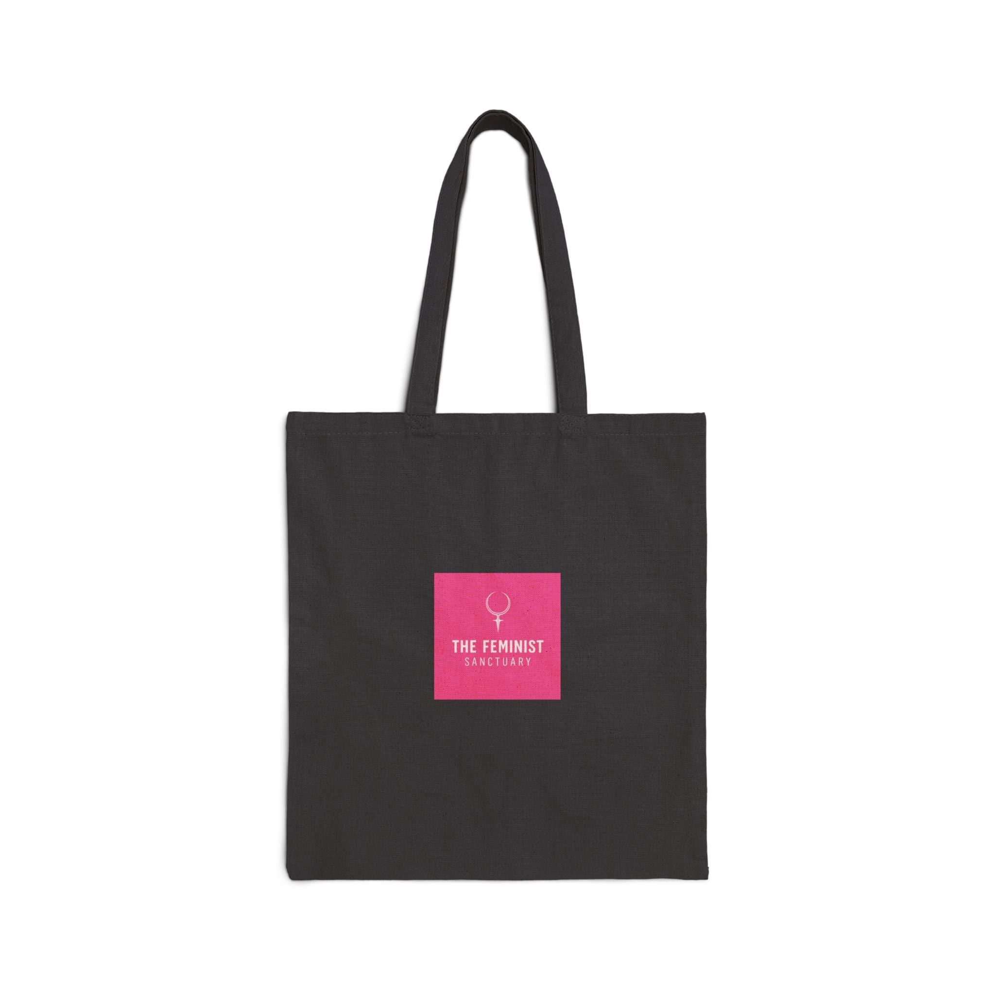 Feminist Collective Canvas Tote – 'The Feminist' Pink Logo Cotton Bag