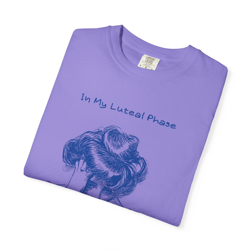 Luteal Phase Vintage Illustration Tee — "In My Luteal Phase" T-Shirt