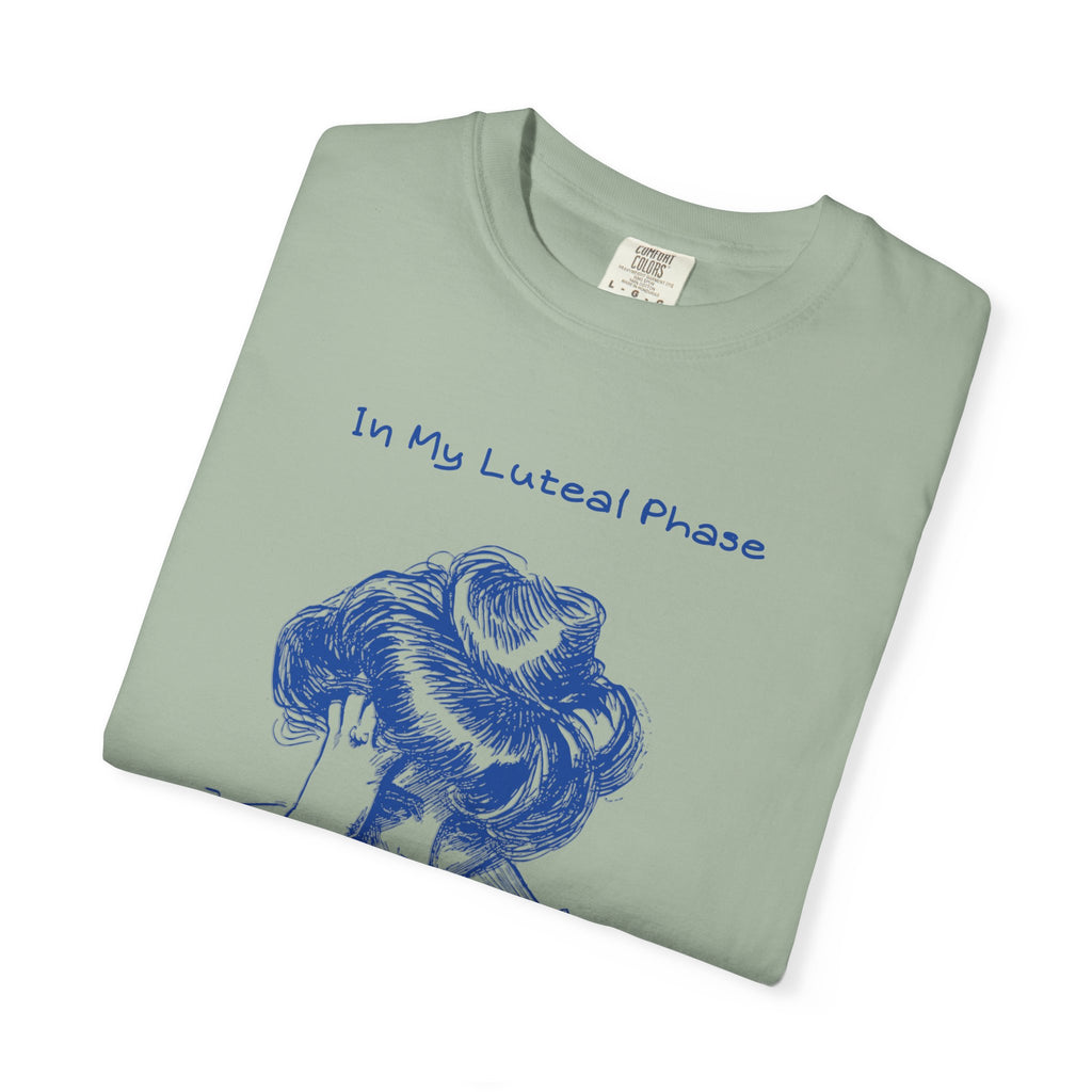 Luteal Phase Vintage Illustration Tee — "In My Luteal Phase" T-Shirt