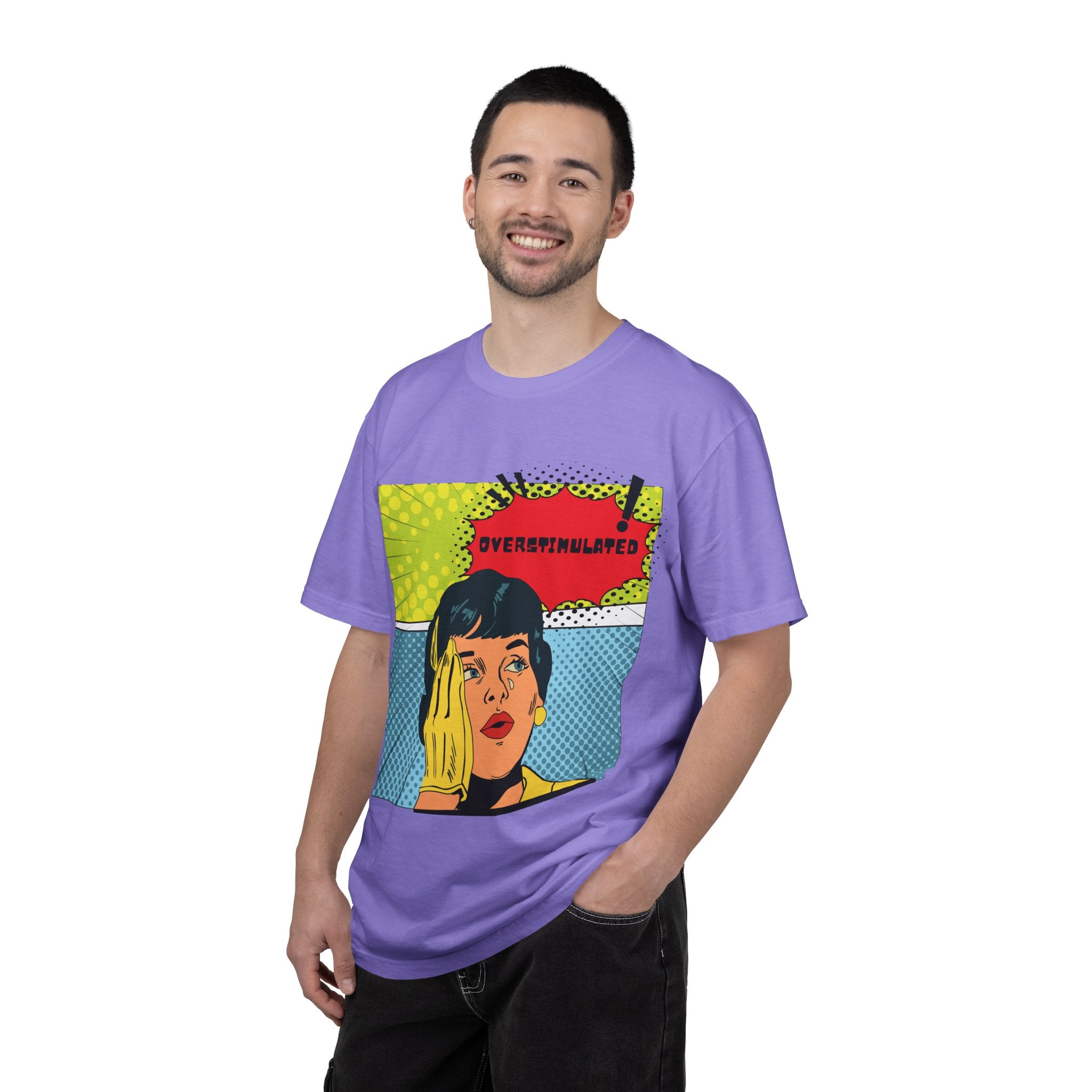 Pop Art 'Overstimulated' Graphic T-Shirt