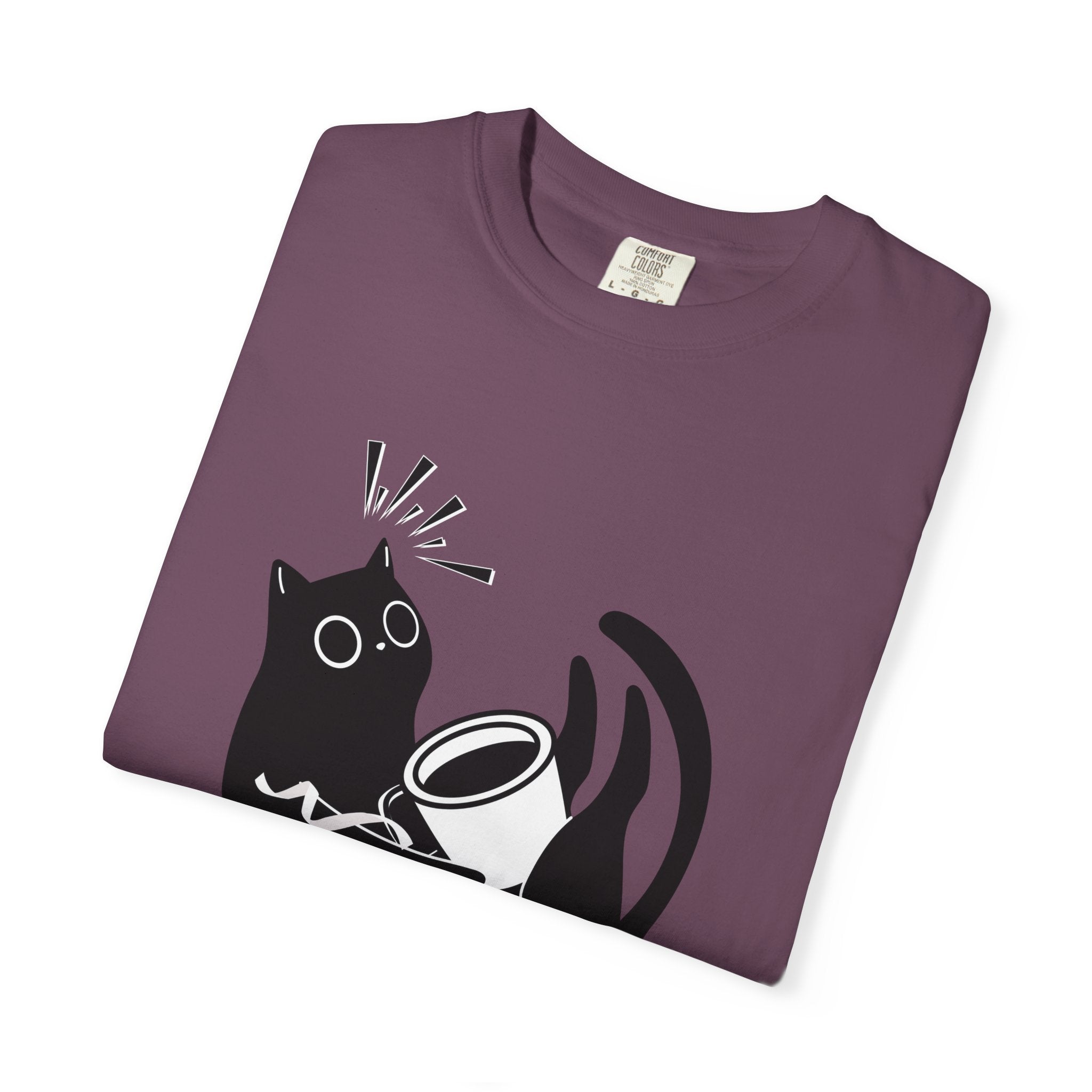 Crazy Cat Lady T-Shirt — Cute Black Cat Graphic Tee