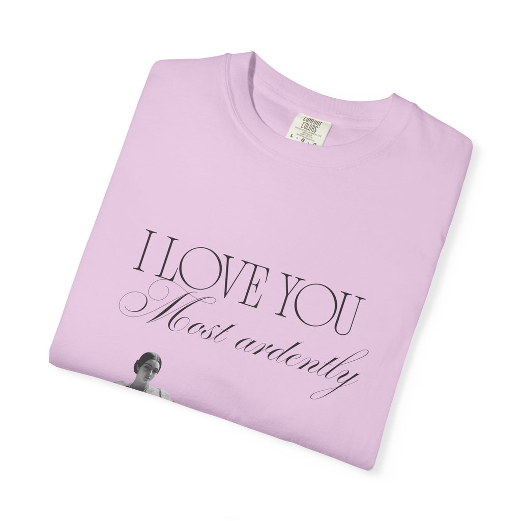 Romantic Vintage 'I Love You Most Ardently' T-Shirt