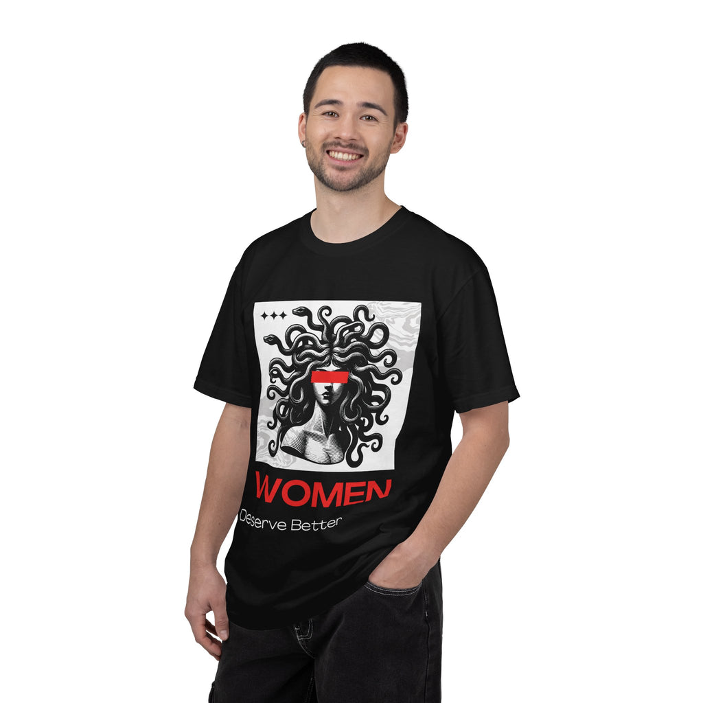 Women Deserve Better T-Shirt — Medusa Graphic Feminist Tee