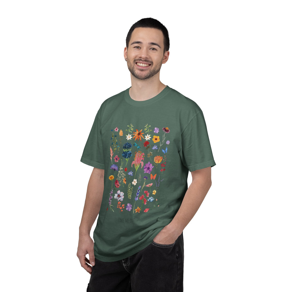 Floral Wildflower Tee — “The Mother” Graphic Botanical T-Shirt