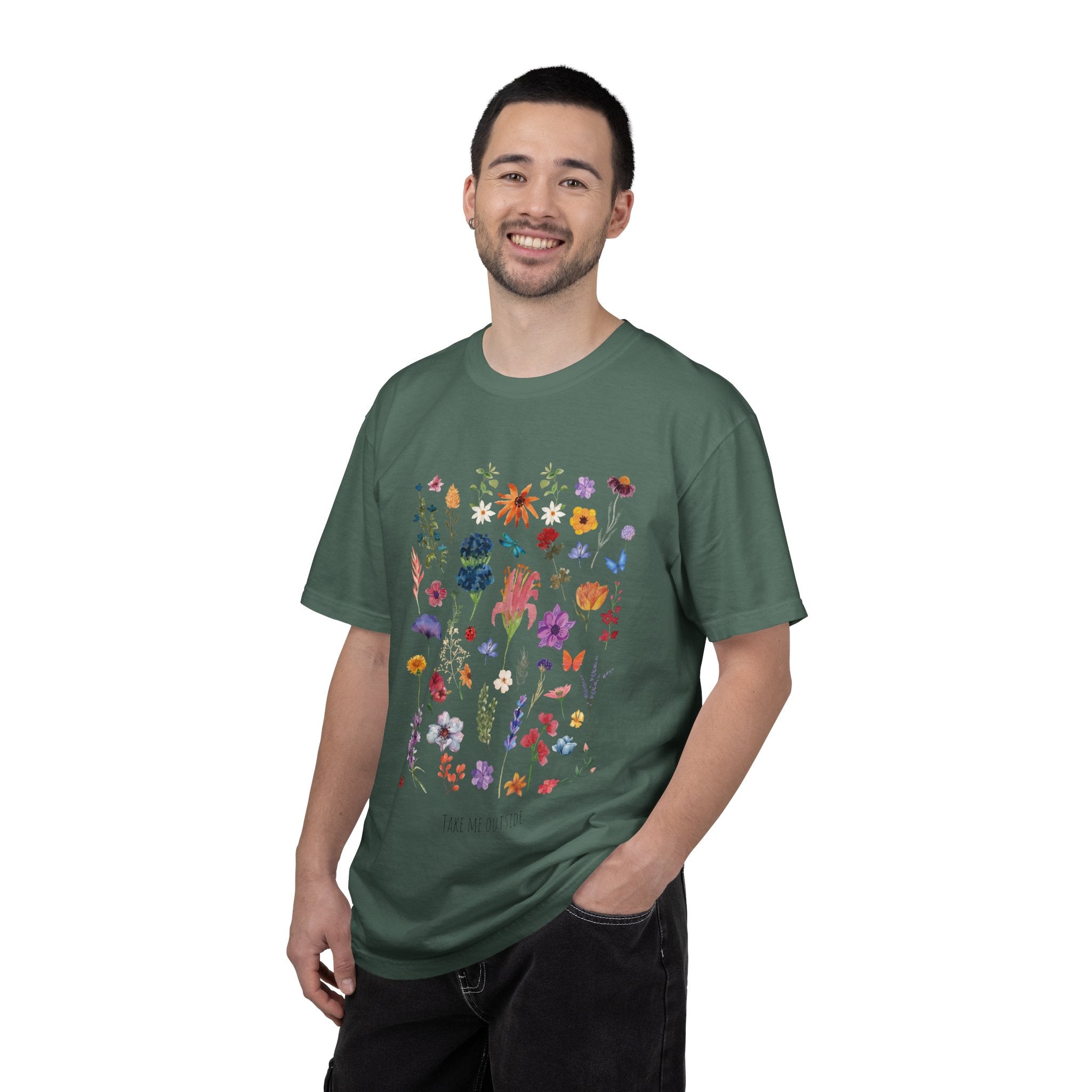 Floral Wildflower Tee — “The Mother” Graphic Botanical T-Shirt