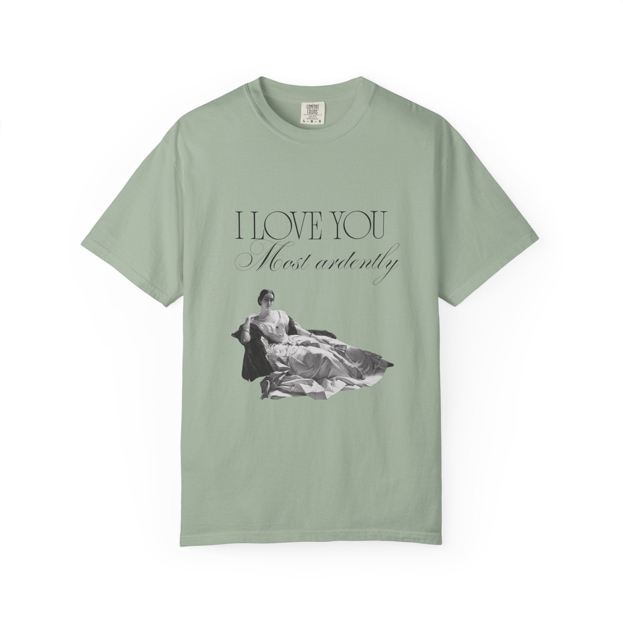 Romantic Vintage 'I Love You Most Ardently' T-Shirt